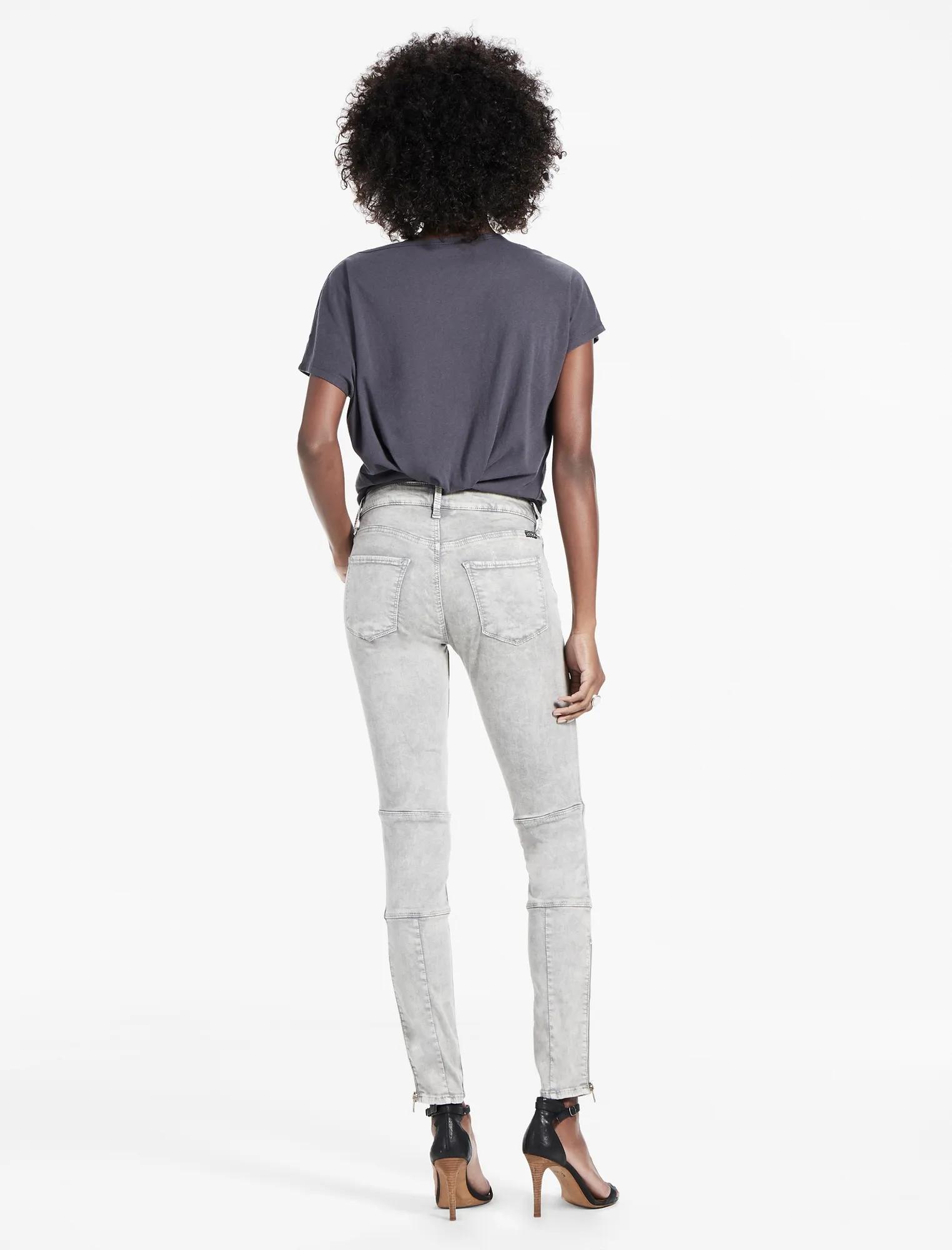 SASHA SUPER SKINNY JEAN WITH ANKLE ZIPPER, image 3