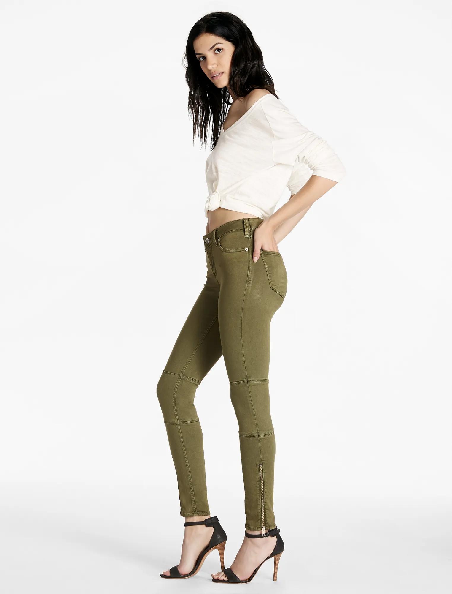 SASHA SUPER SKINNY JEAN WITH ANKLE ZIPPER, image 2