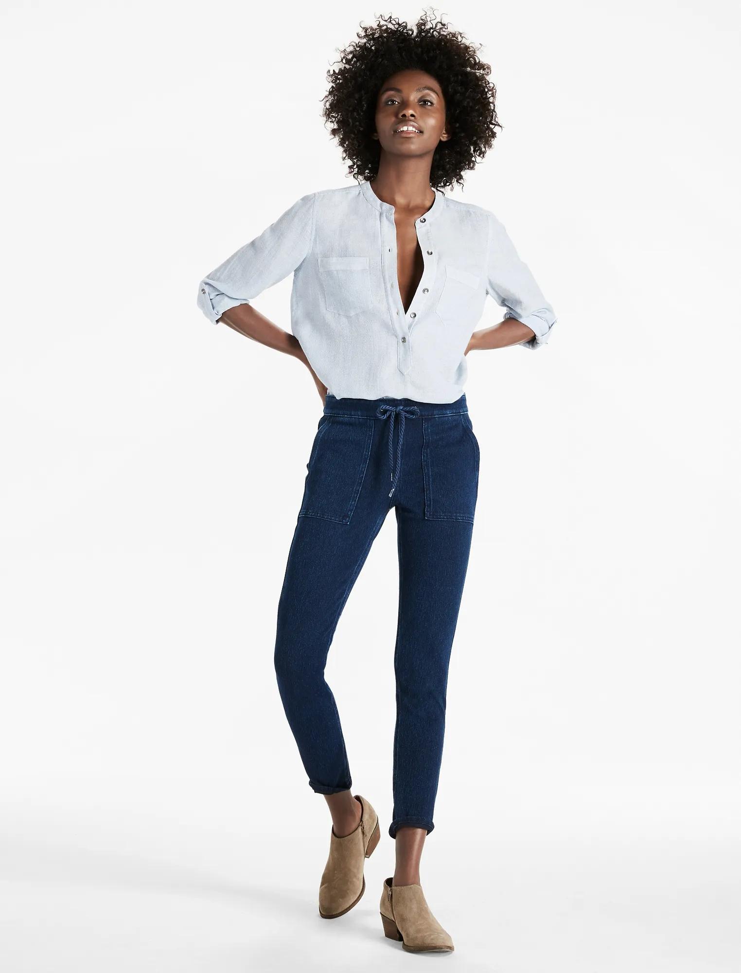 DARK KNIT UTILITY JEAN, image 2