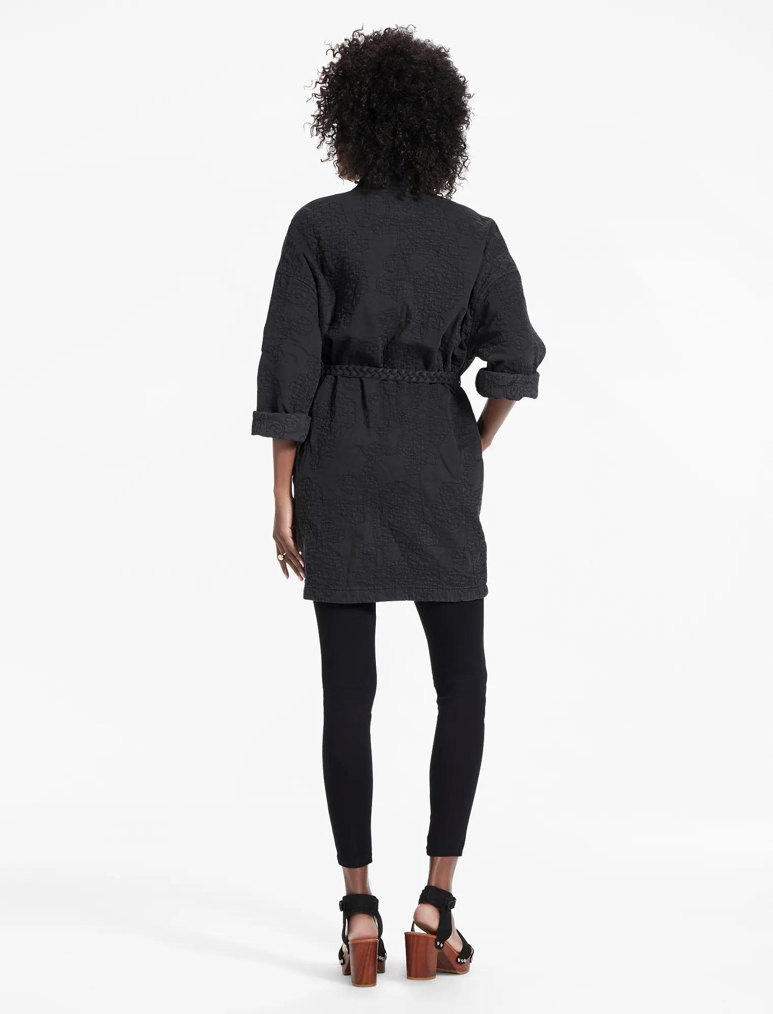 FLORAL QUILTED KIMONO, image 3