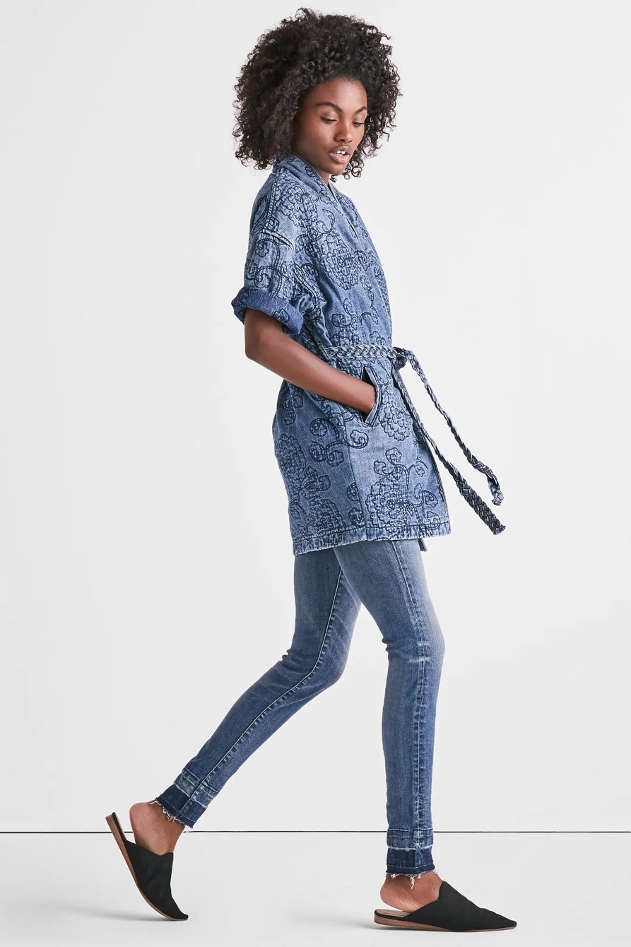 FLORAL QUILTED KIMONO, image 2
