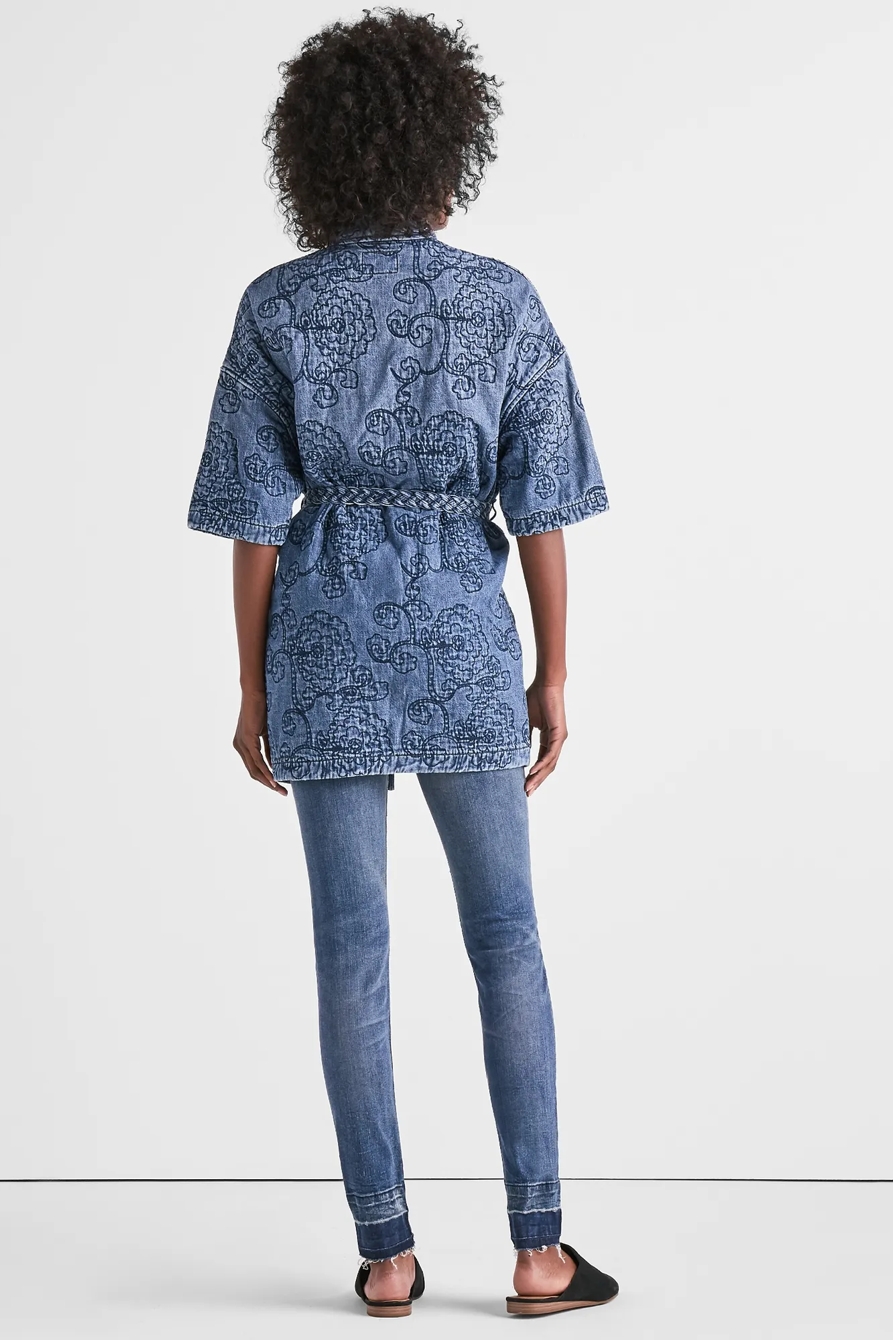 FLORAL QUILTED KIMONO, image 3