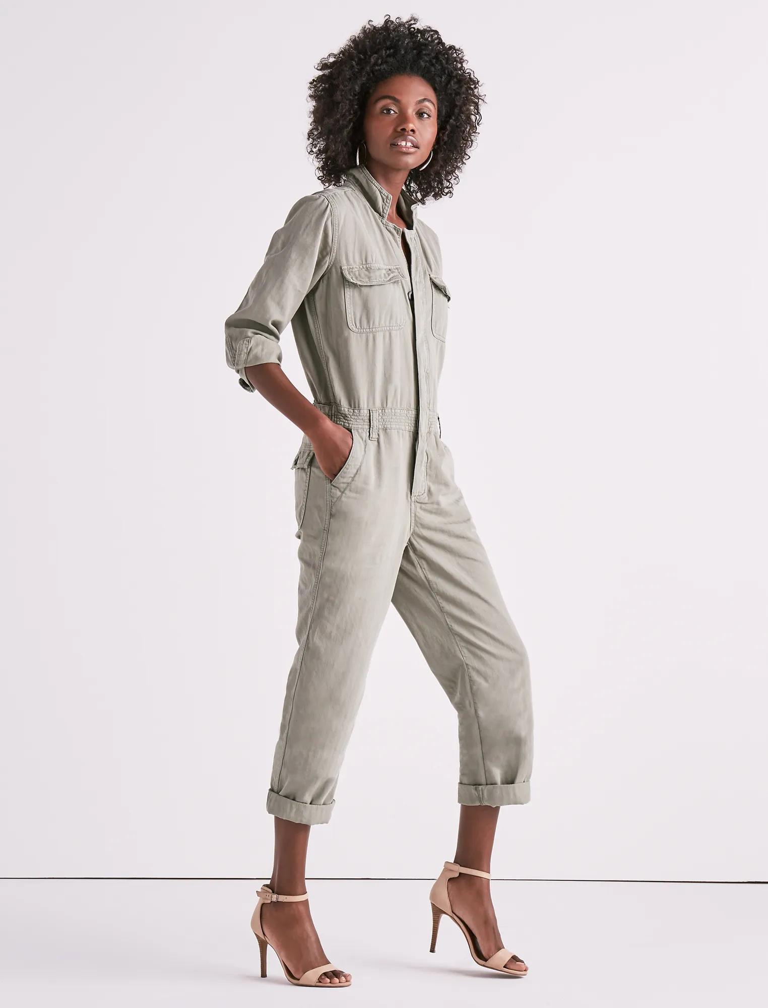 BOILERSUIT IN SAGE, image 2