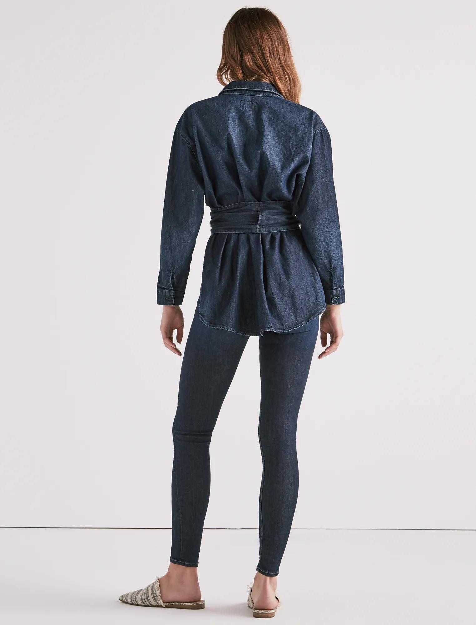SLIT TUNIC WITH OBI BELT, image 3