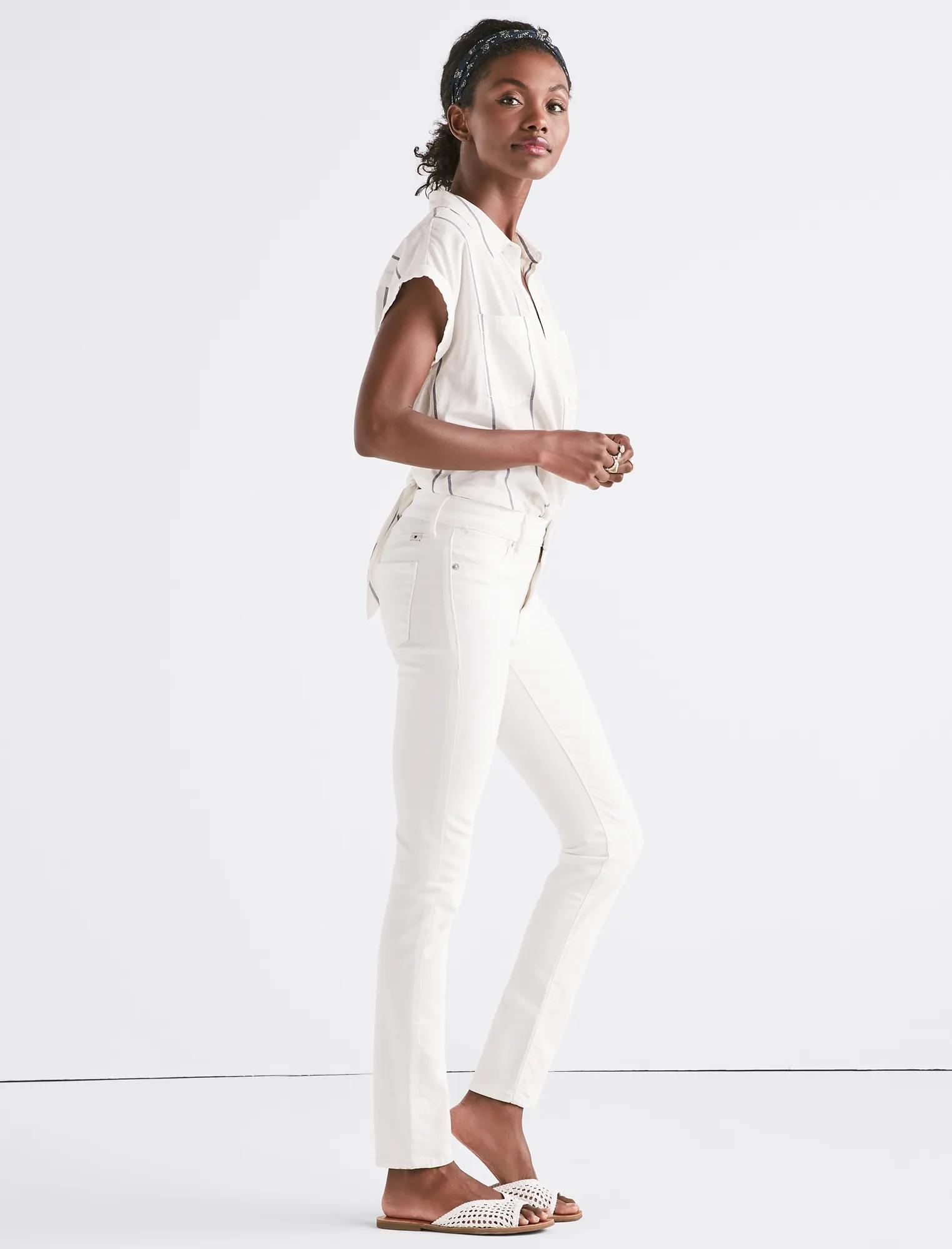 HAYDEN HIGH RISE SCULPTING JEAN IN CREMA, image 2