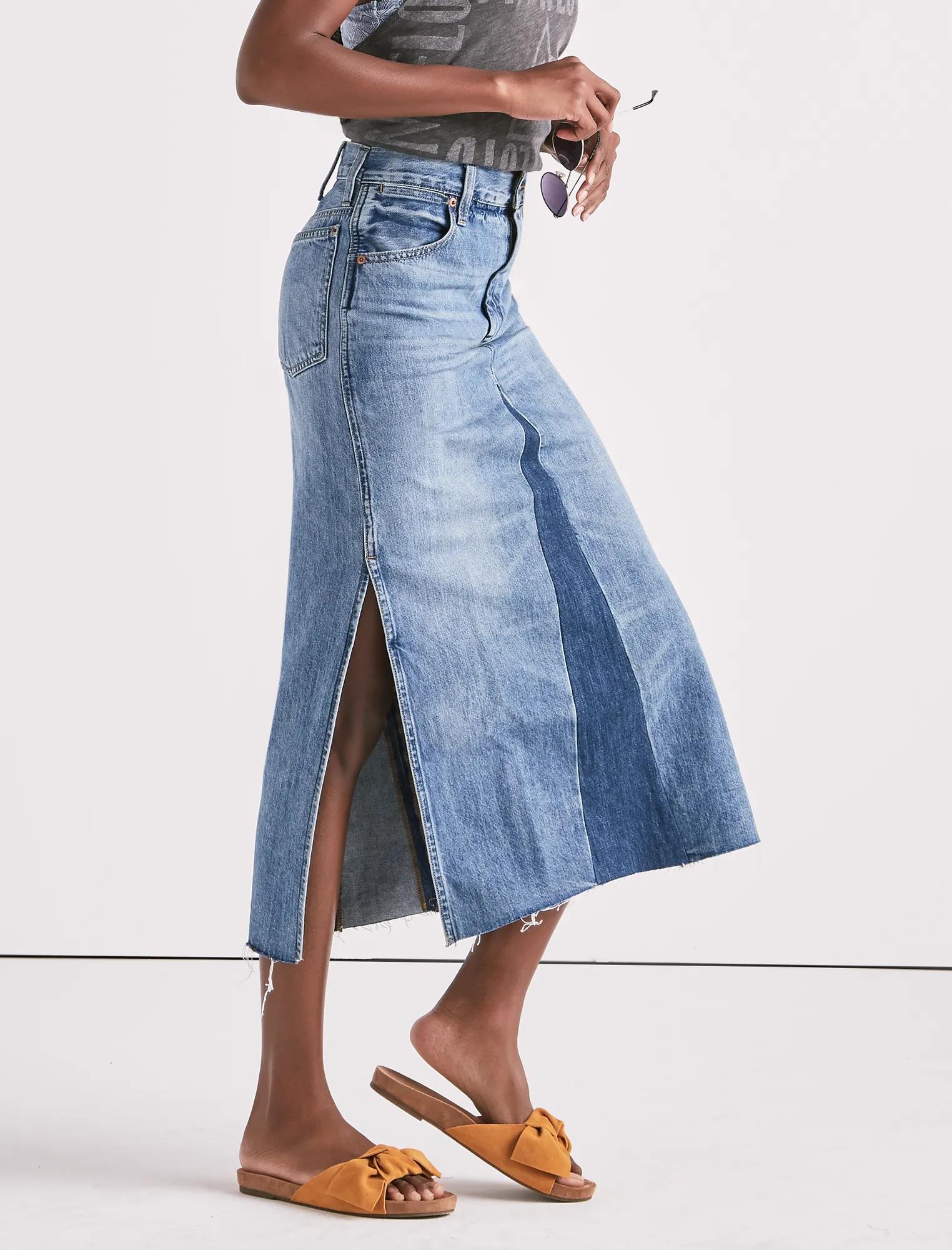 CUSTOMIZED DENIM SKIRT IN FAIRFIELD, image 1