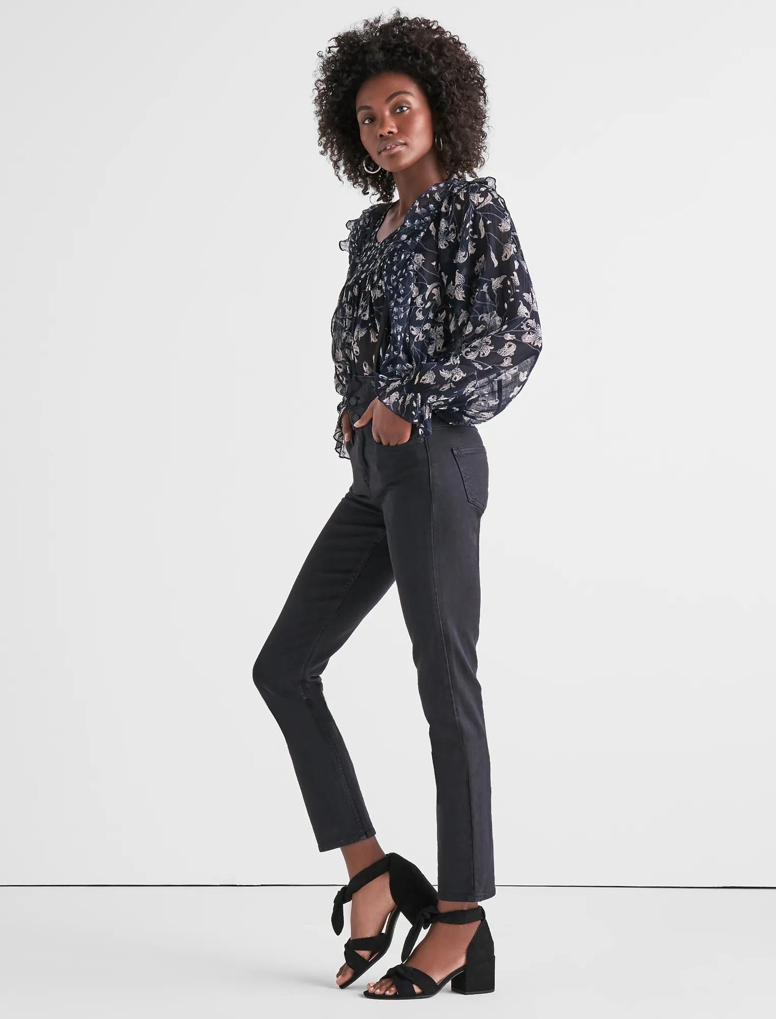 BRIDGETTE HIGH RISE SKINNY JEANS WITH SUSPENDERS, image 2