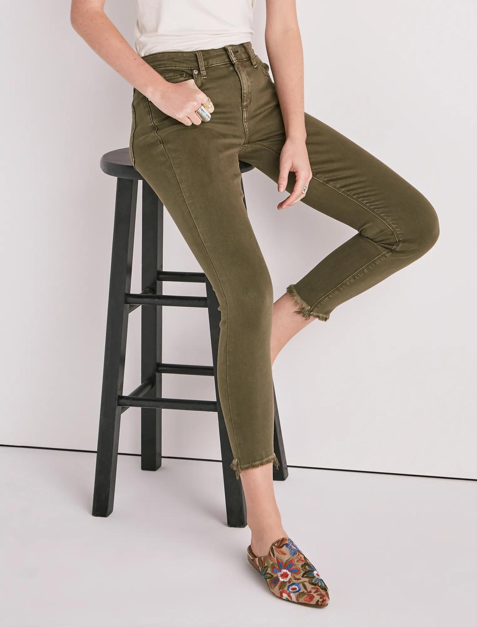 AVA MID RISE SUPER SKINNY JEAN IN OPAL, image 1