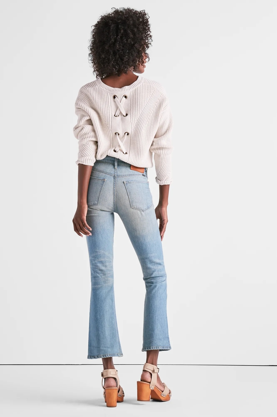 BRIDGETTE HIGH RISE CROPPED BOOT JEAN IN SEACLIFF, image 3