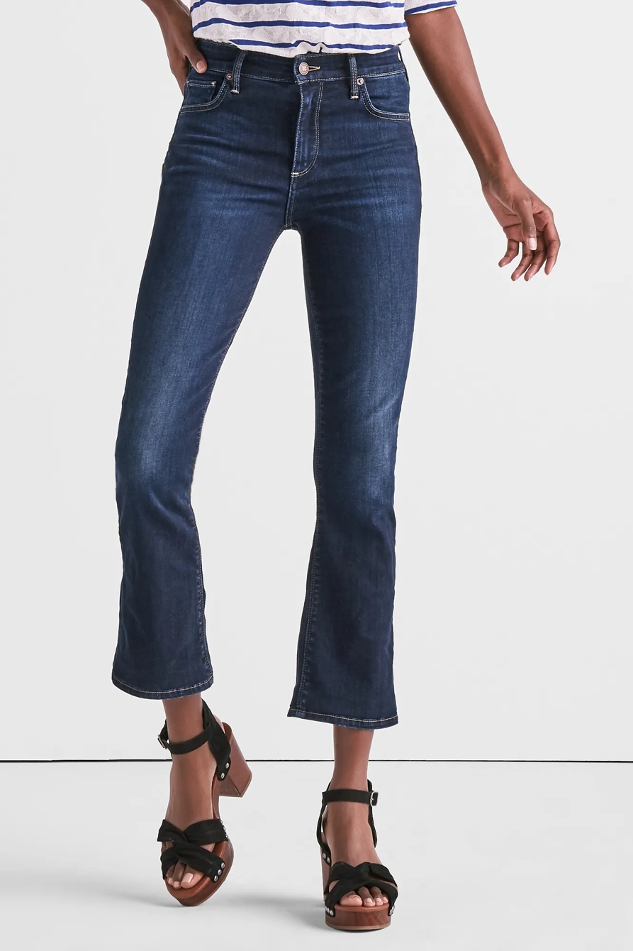 BRIDGETTE CROPPED BOOT JEAN IN TWILIGHT BLUE, image 1