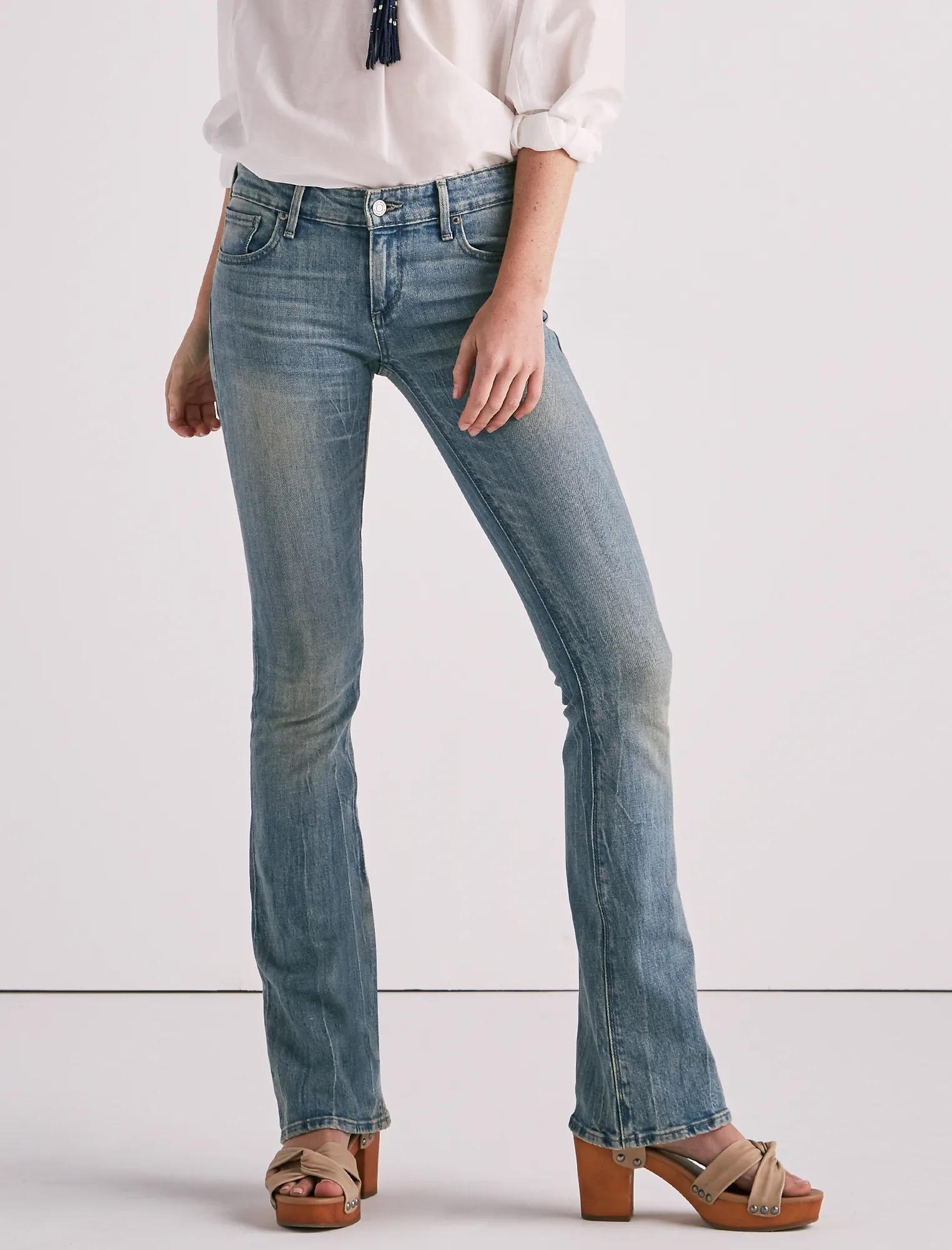 STELLA LOW RISE BOOTCUT JEAN IN WATERSTOP, image 1