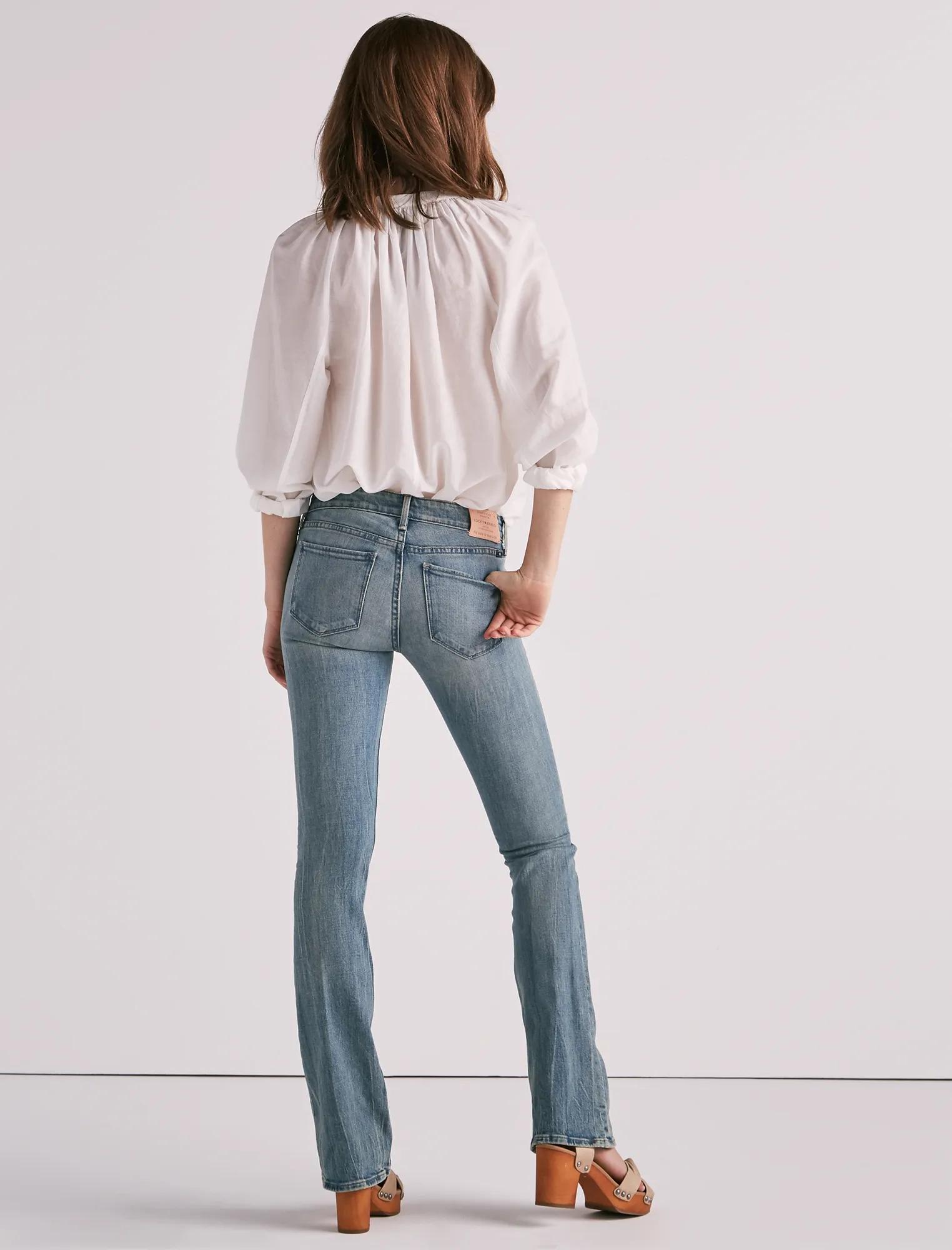 STELLA LOW RISE BOOTCUT JEAN IN WATERSTOP, image 3