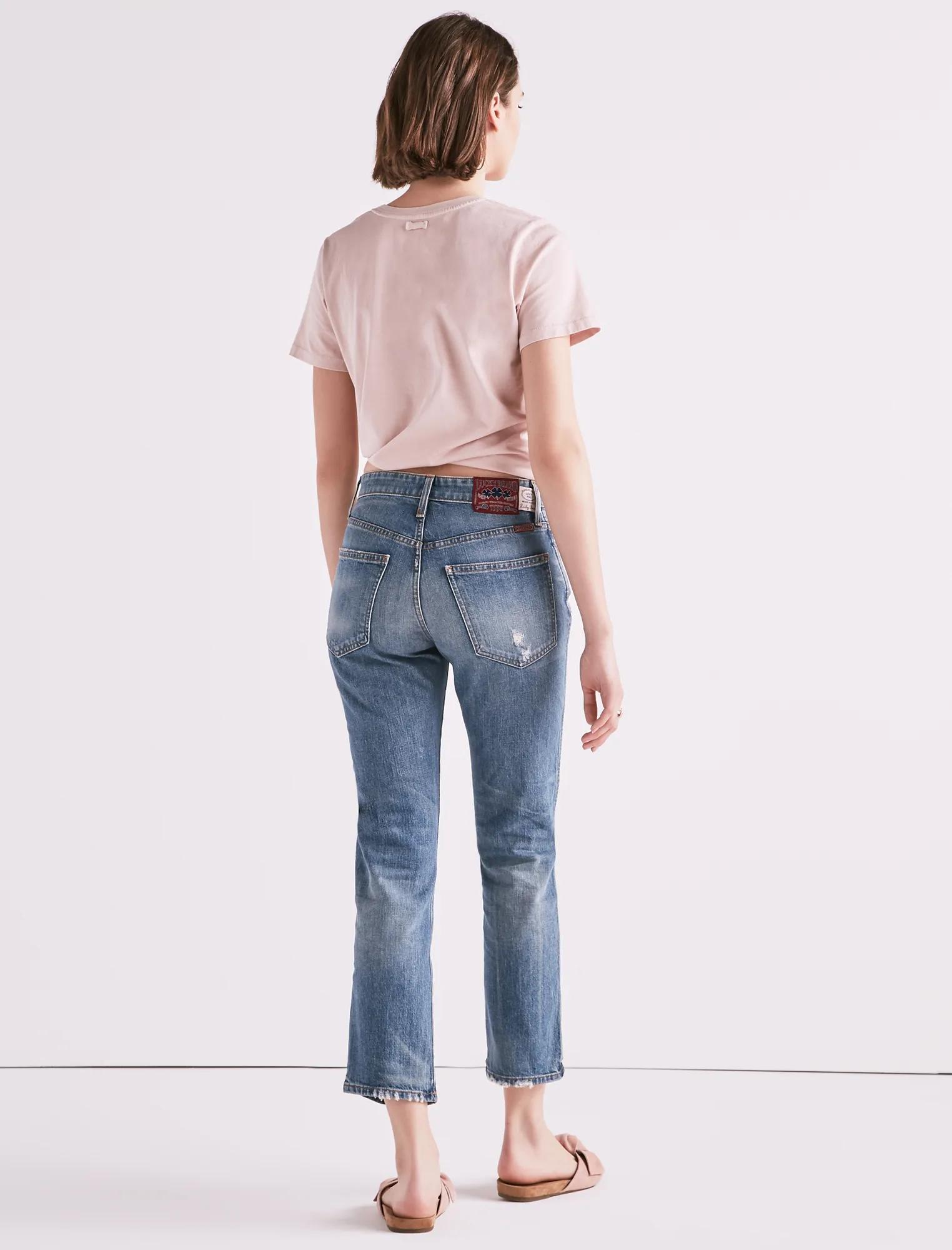 MADE IN L.A. LUCKY PINS HIGH RISE JEAN IN WILKINS, image 3