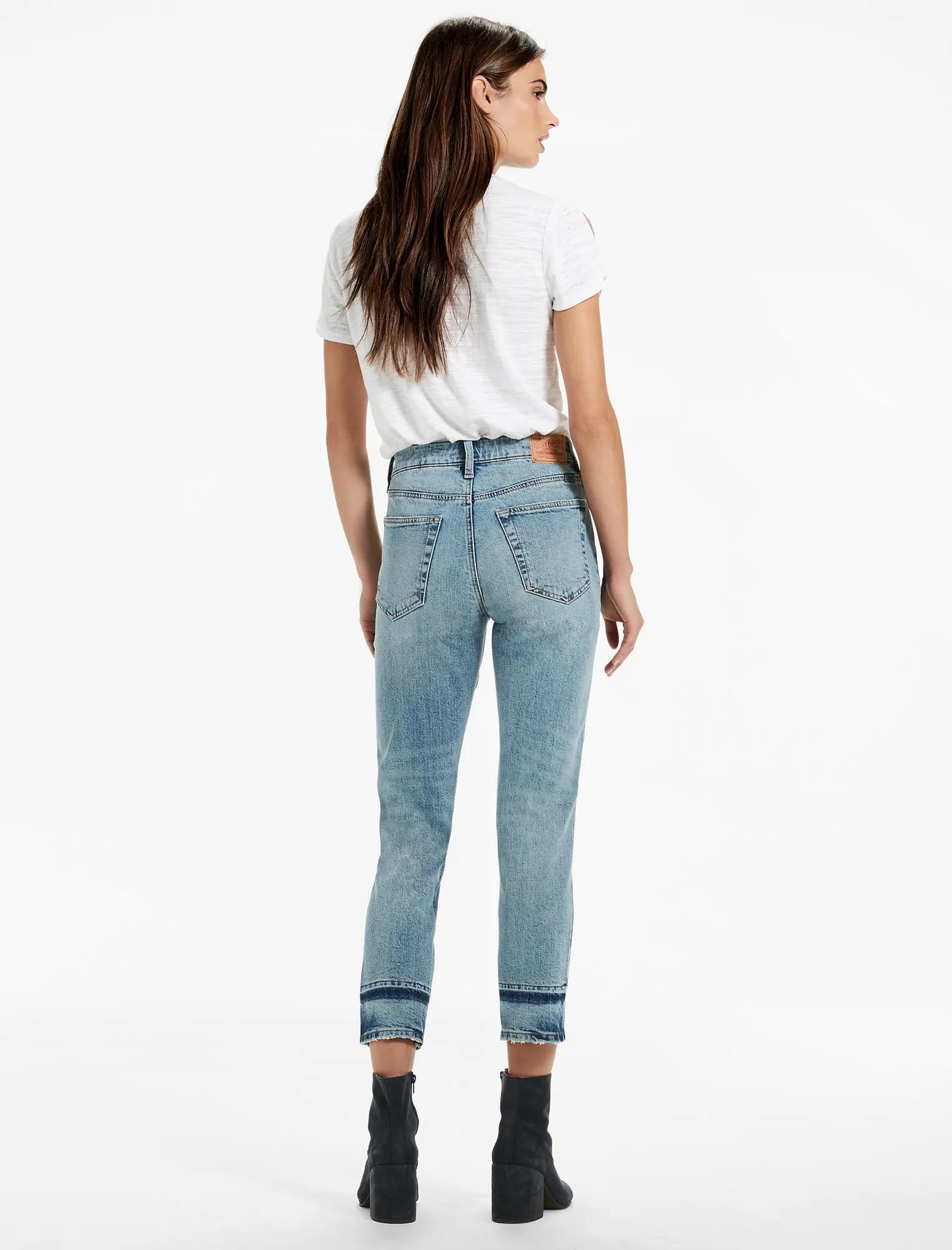 BRIDGETTE HIGH RISE CROPPED BOOT JEAN IN HUNT, image 2