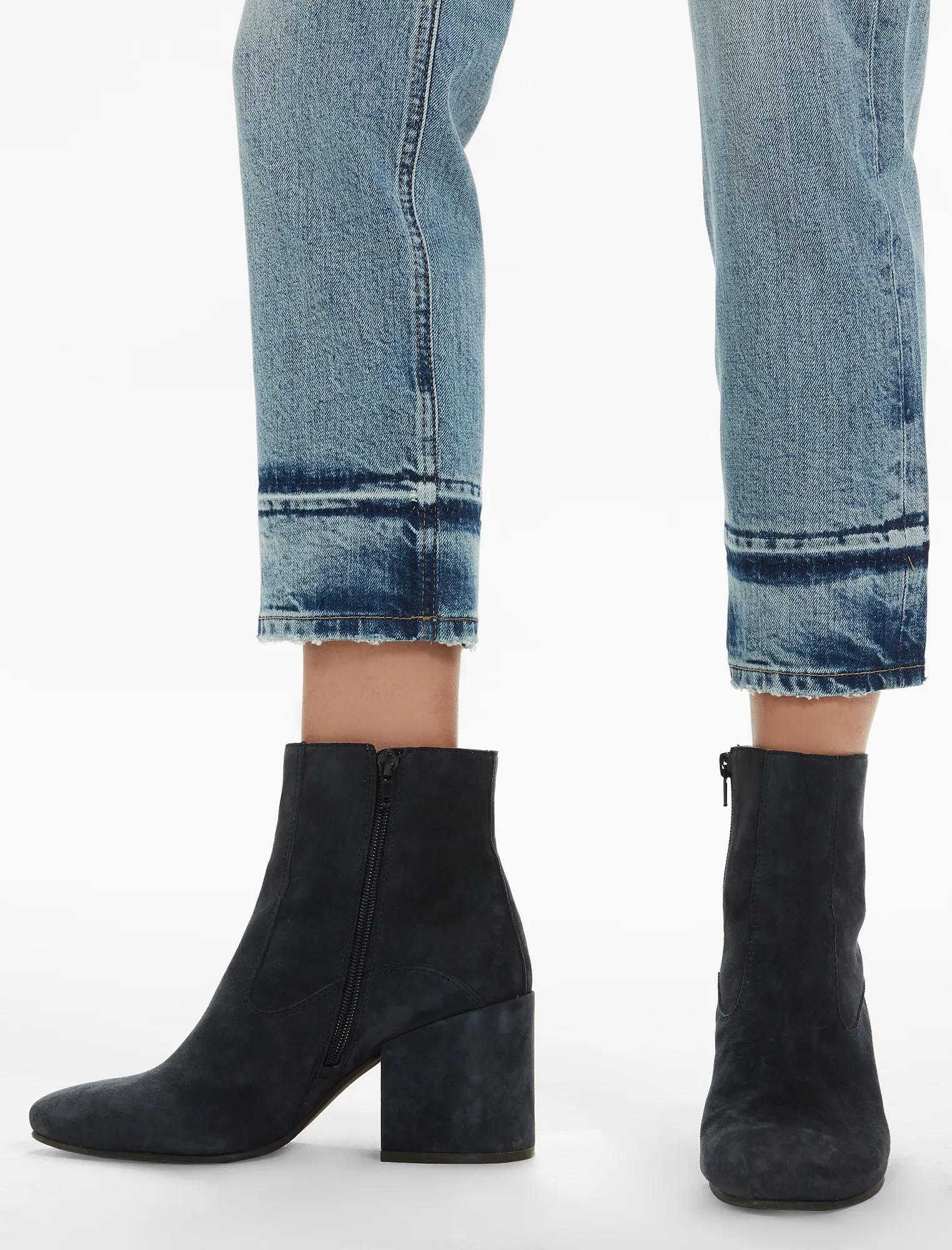 BRIDGETTE HIGH RISE CROPPED BOOT JEAN IN HUNT, image 3