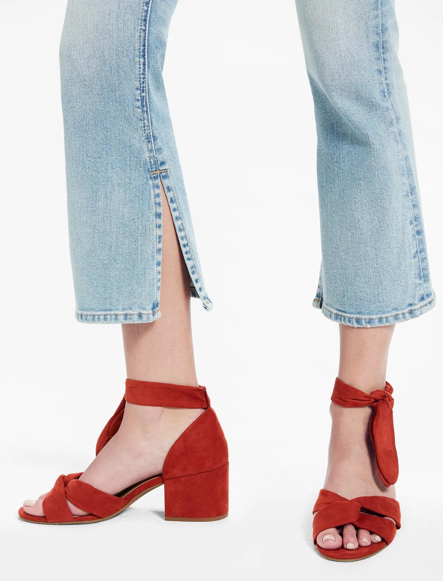 BRIDGETTE HIGH RISE JEAN WITH SIDE SLIT, image 4