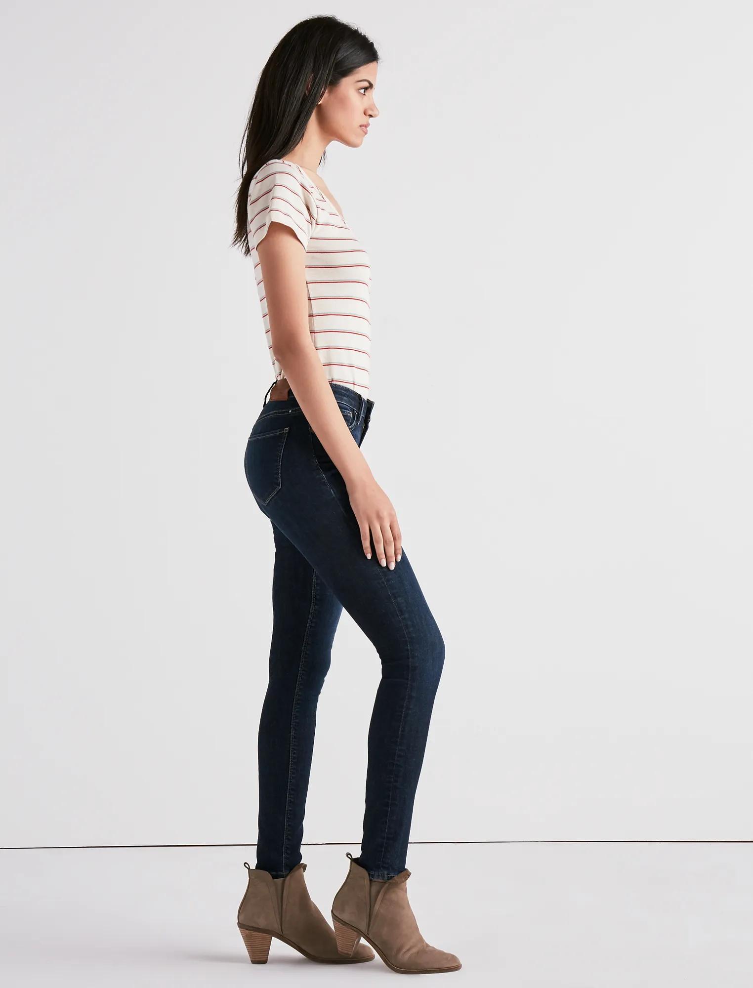 SASHA SUPER SKINNY JEAN IN INDIGO LANE, image 2