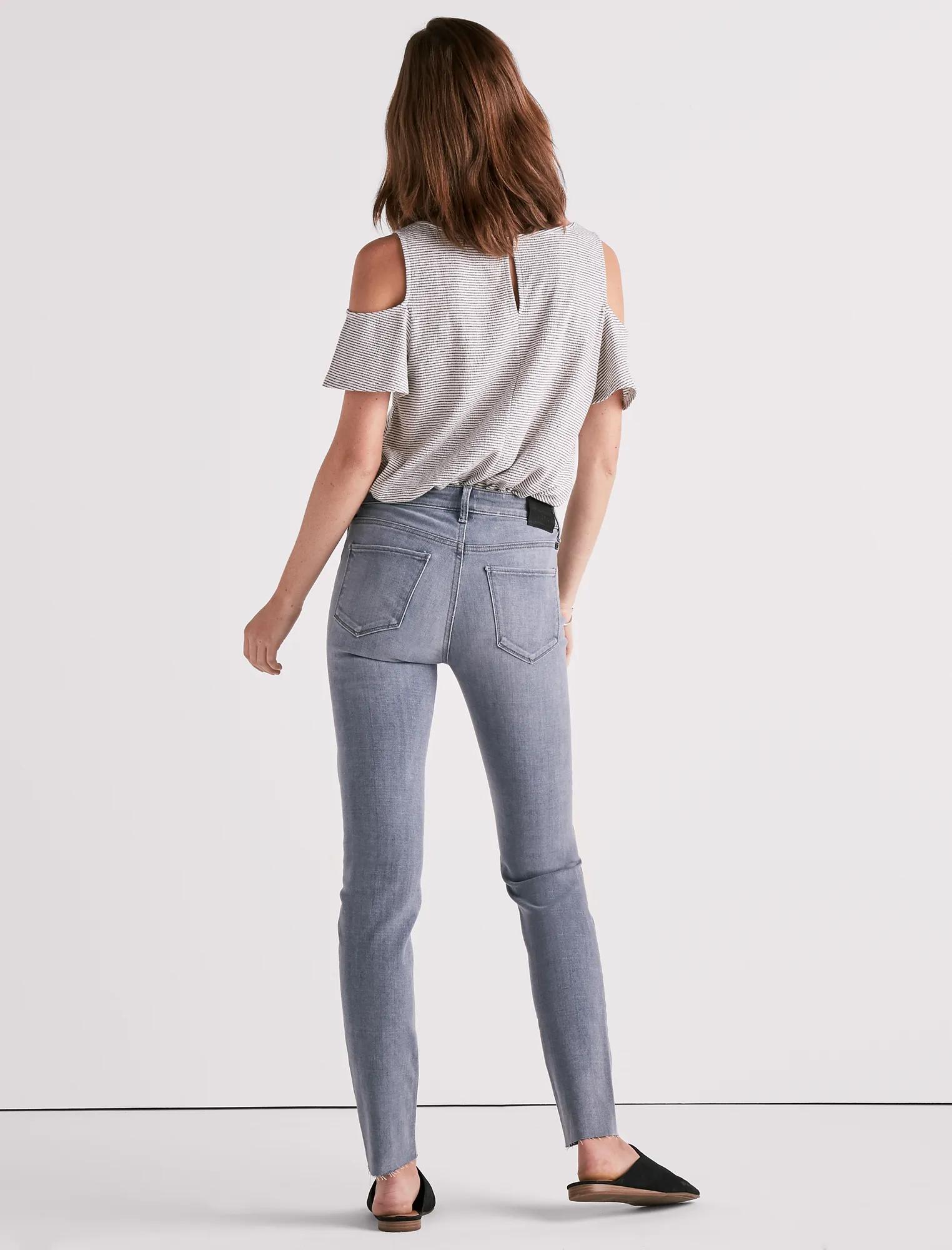 HAYDEN HIGH RISE SKINNY JEAN IN JUNE GLOOM, image 3