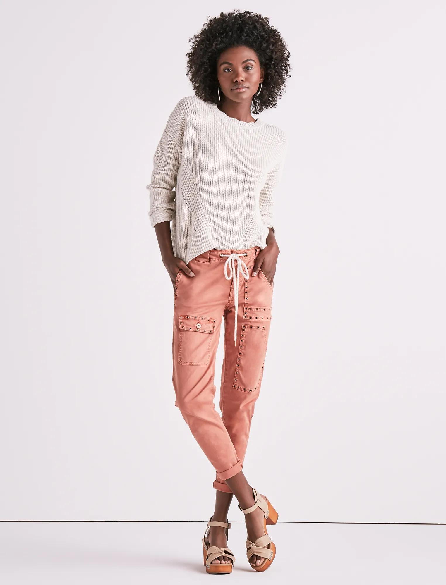 CARGO PANT WITH EYELETS, image 2