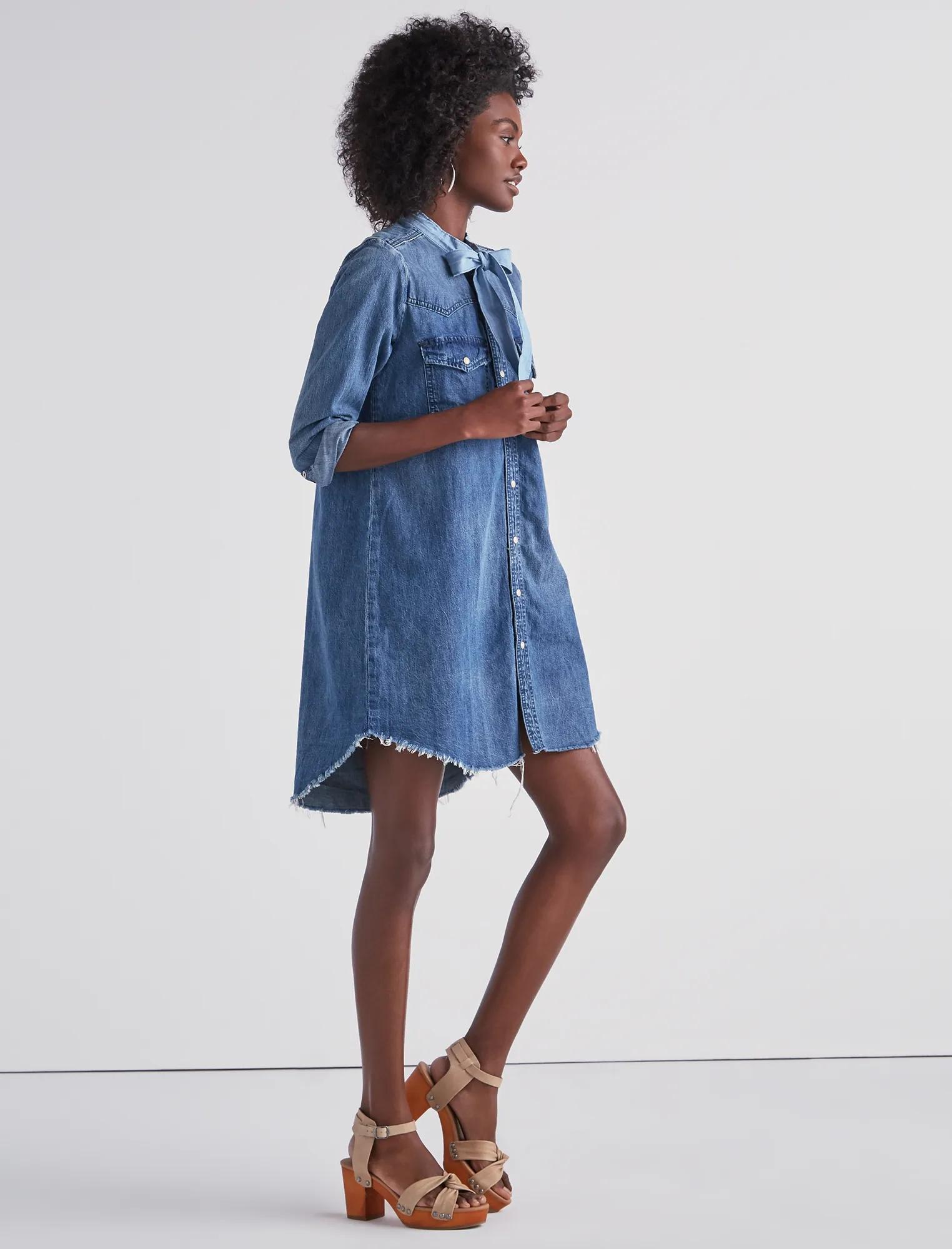 WESTERN SHIRT DRESS IN BALLARD, image 2