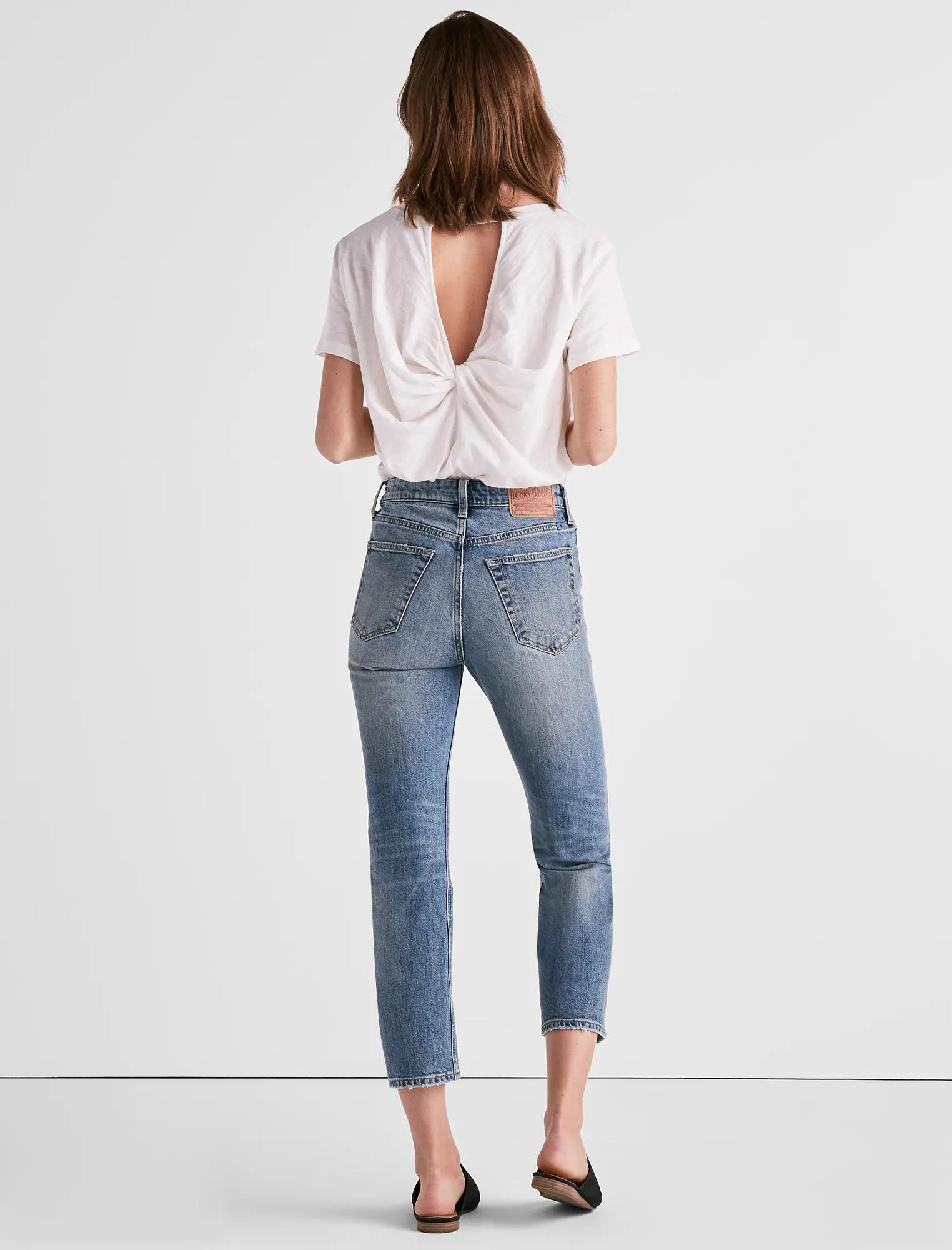 BRIDGETTE HIGH RISE SLIM STRAIGHT LEG JEAN IN TRIBUNE, image 3