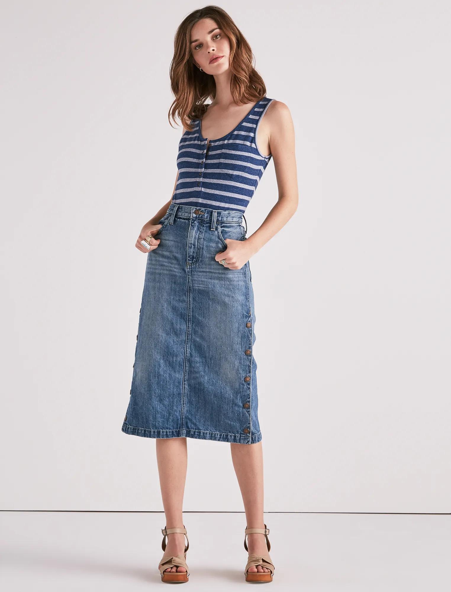 SNAP UP SKIRT, image 1