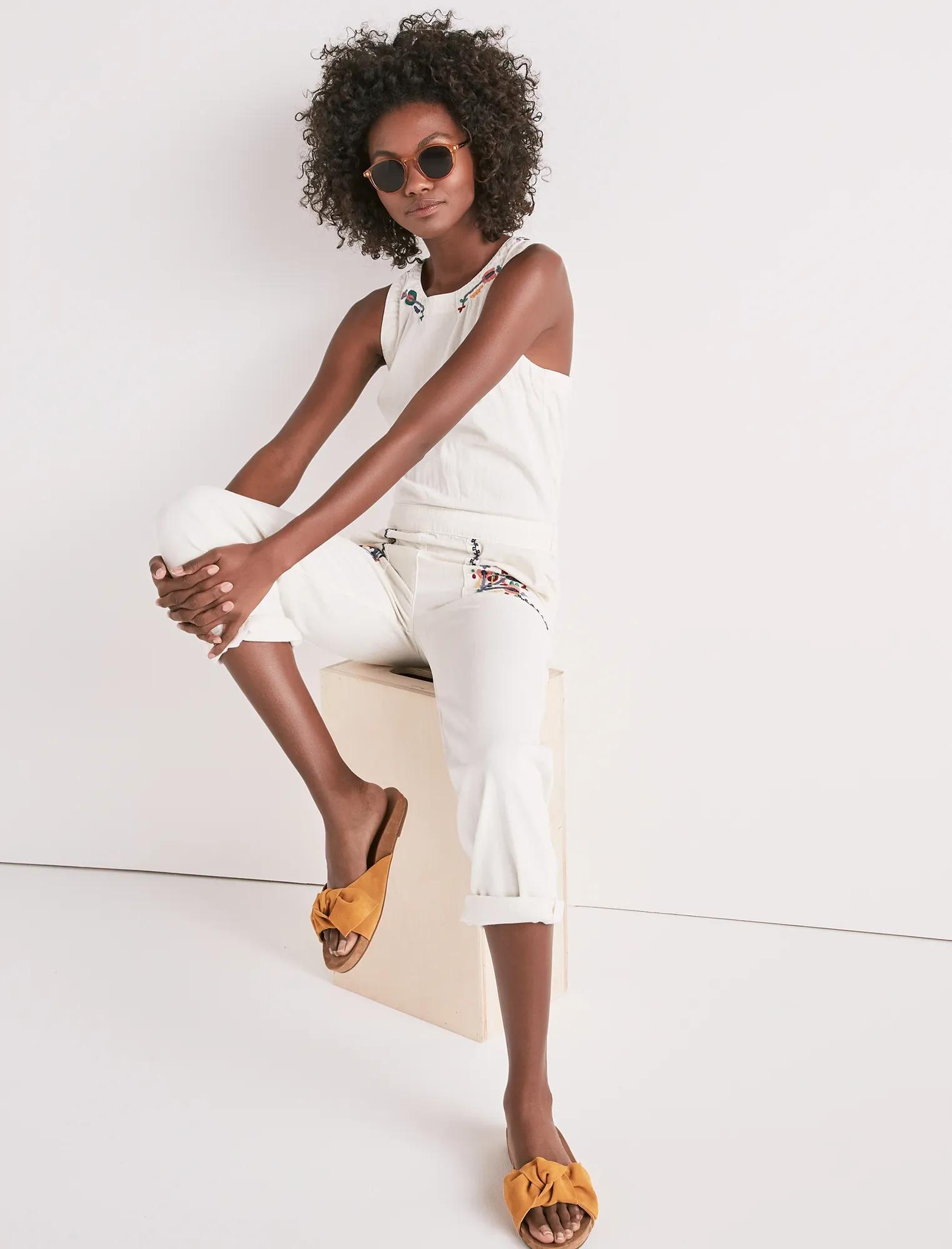 TOMBOY JUMPSUIT WITH EMBROIDERY, image 1
