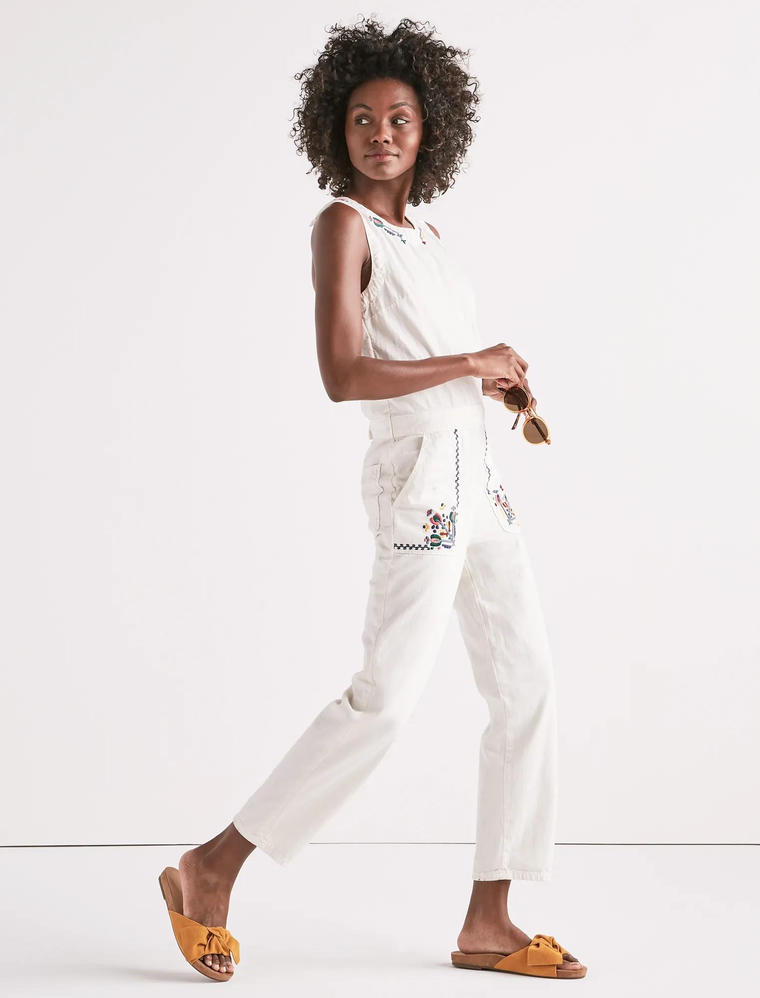 TOMBOY JUMPSUIT WITH EMBROIDERY, image 3