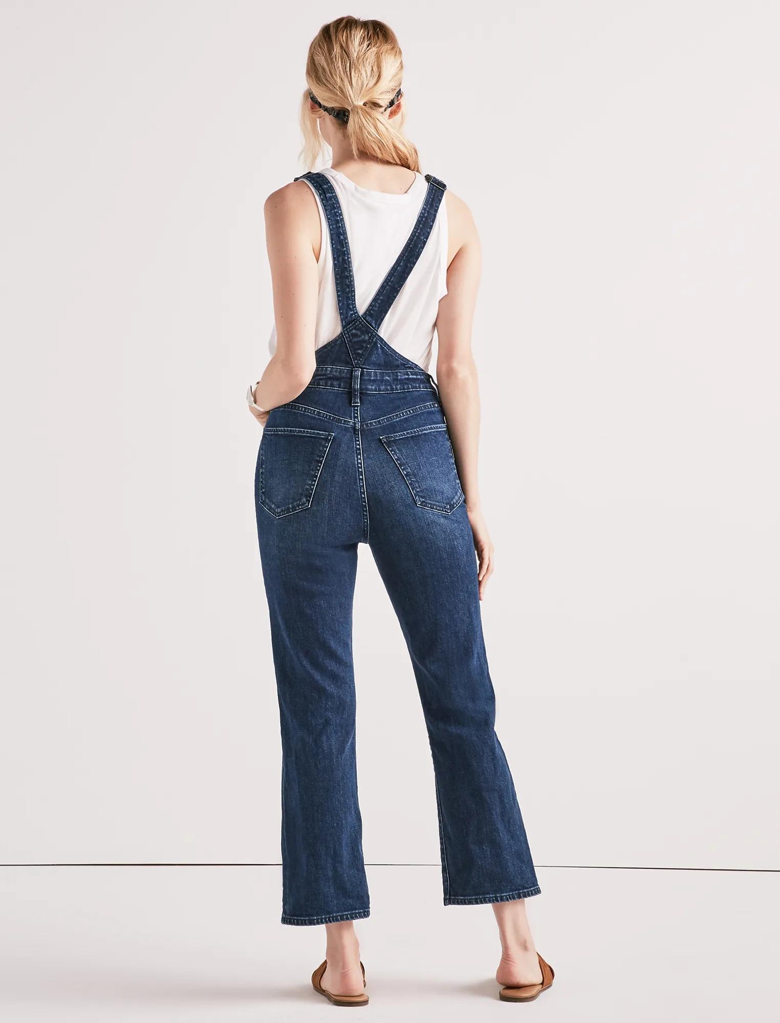 BRIDGETTE CROP FLARE OVERALL, image 3