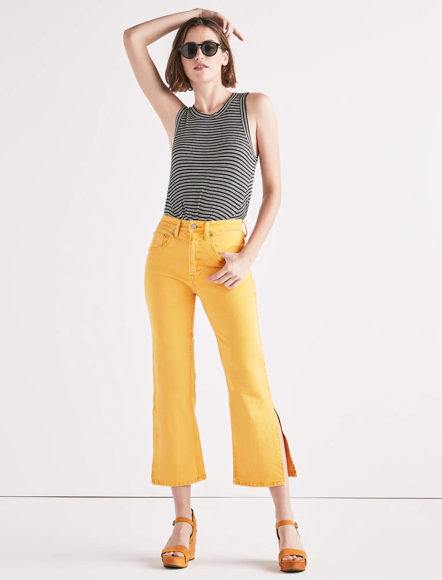 LUCKY PINS HIGH RISE  JEAN WITH SIDE SLIT, image 2