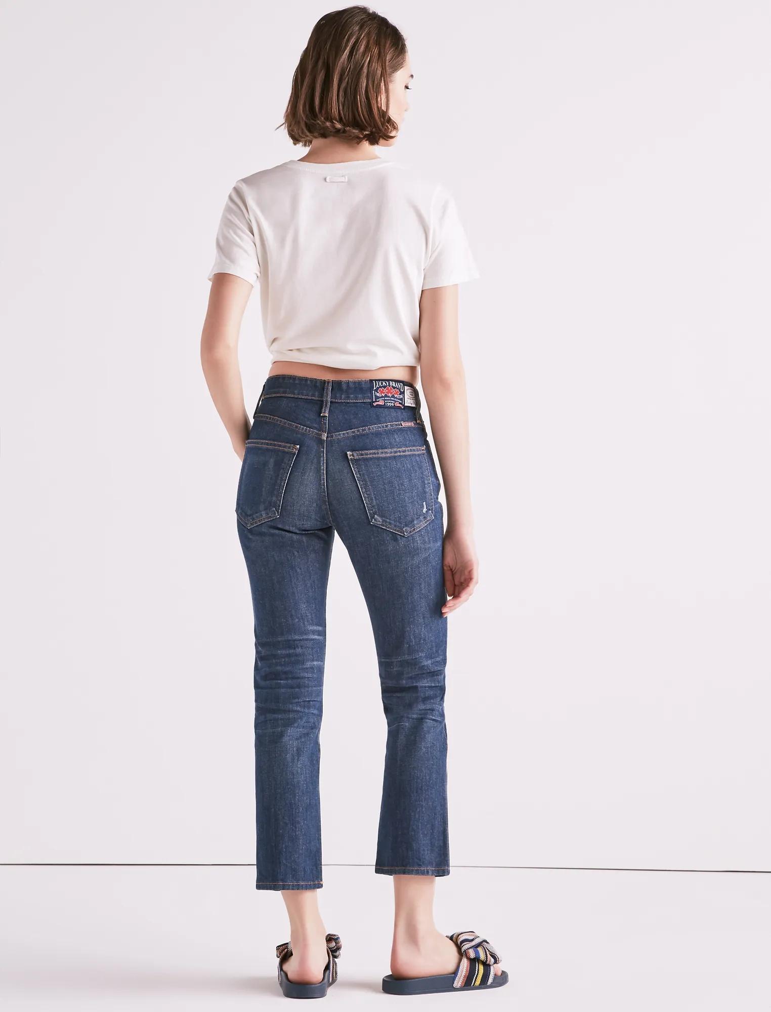 MADE IN L.A. LUCKY PINS HIGH RISE JEAN IN STARK, image 3