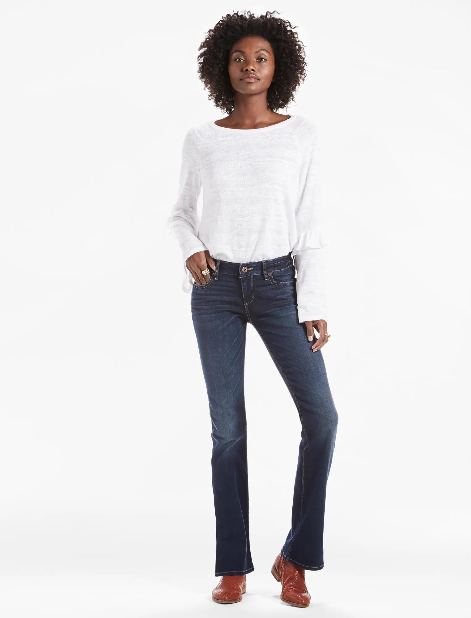LOLITA BOOTCUT JEAN WITH SIDE SLIT, image 2