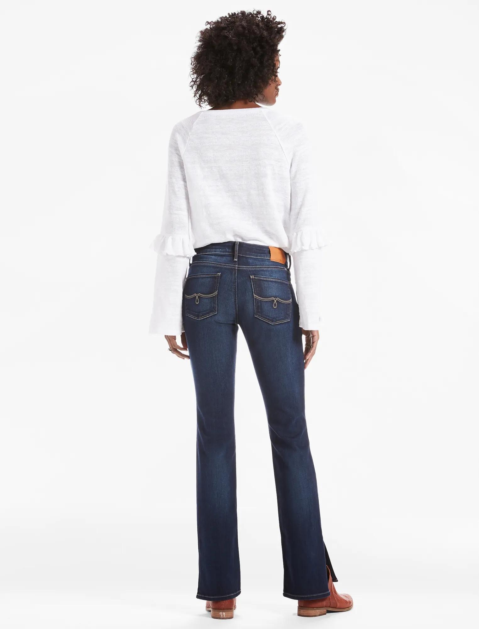 LOLITA BOOTCUT JEAN WITH SIDE SLIT, image 3