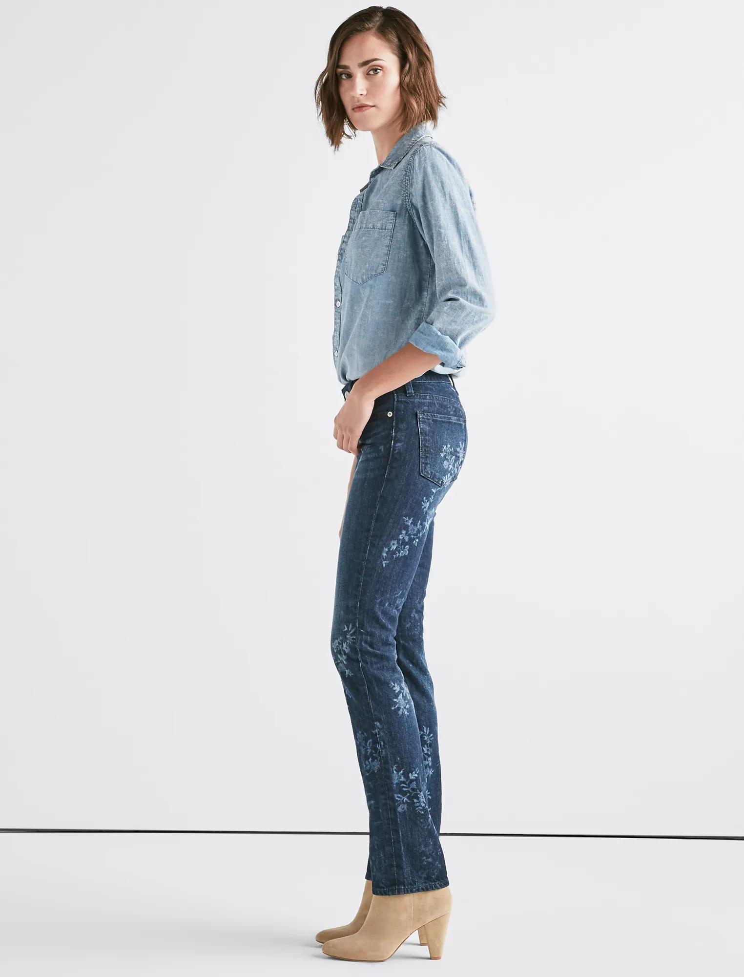 Sweet Mid Rise Straight Jean, image 2