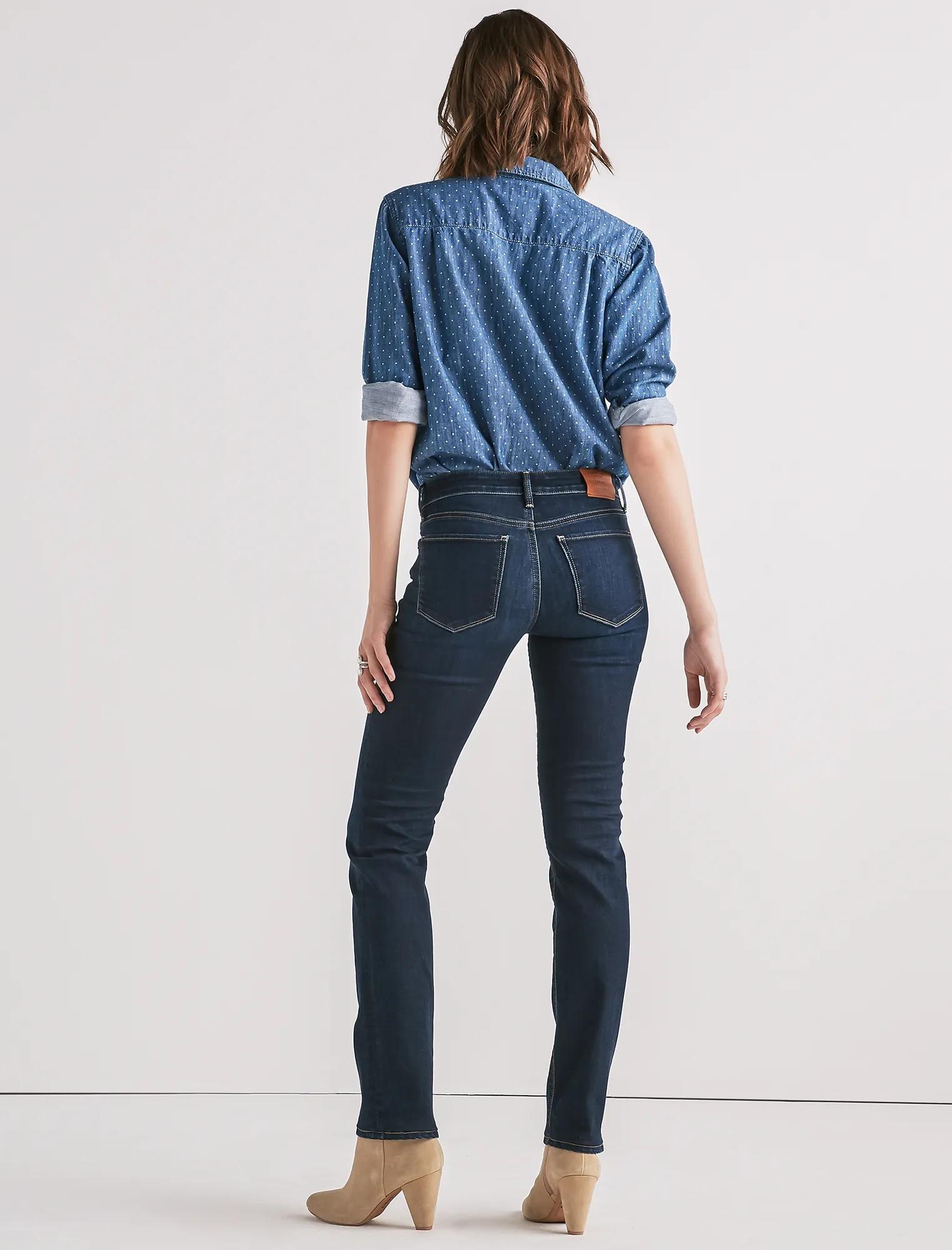 AVA MID RISE STRAIGHT JEAN, image 3