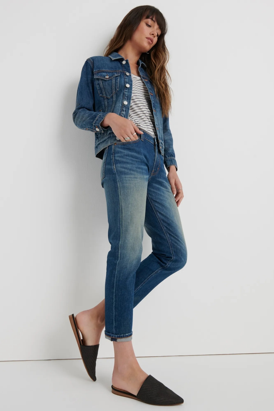 MID RISE SIENNA SLIM BOYFRIEND JEAN, image 4