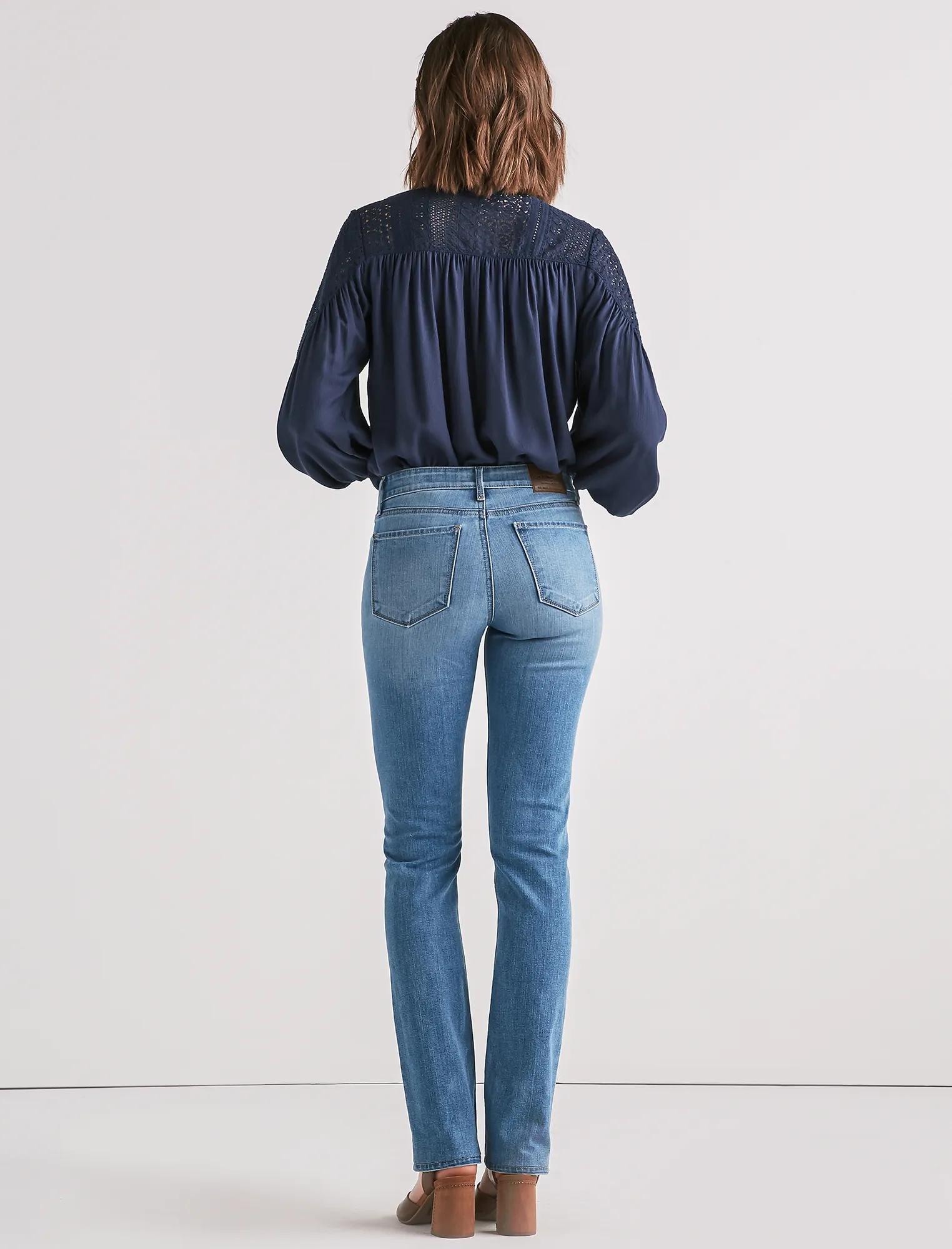 Ava Mid Rise Straight Jean, image 3