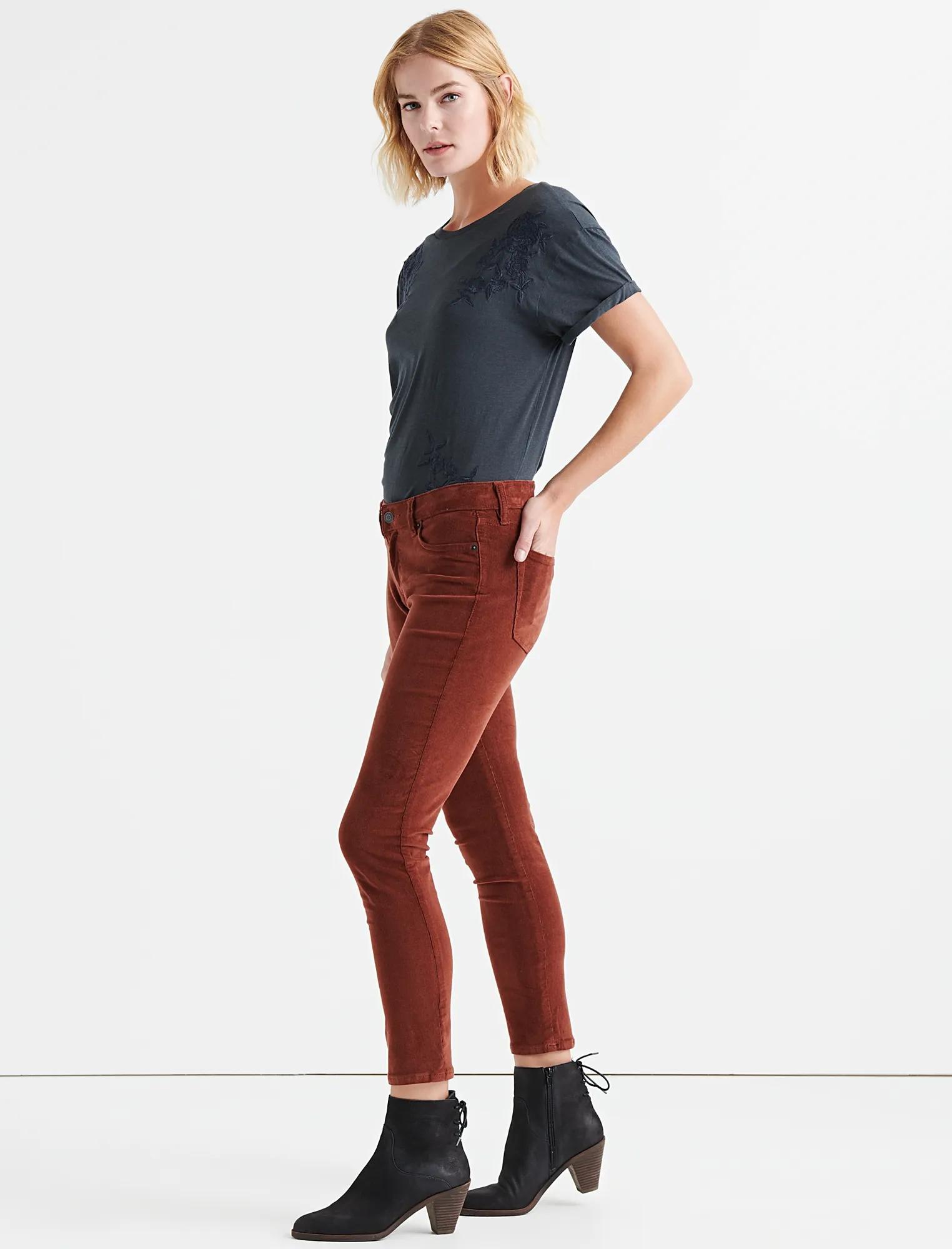 LOLITA MID RISE SKINNY CORDUROY PANT, image 2