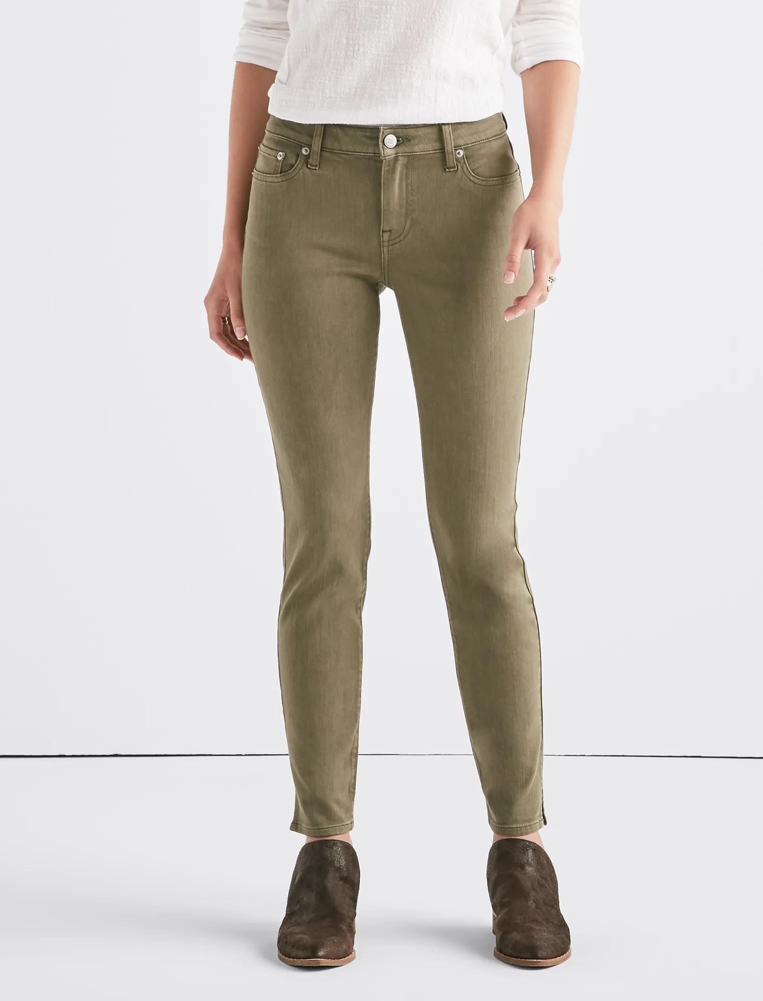 Lolita Mid Rise Skinny Jean with Vent, image 1