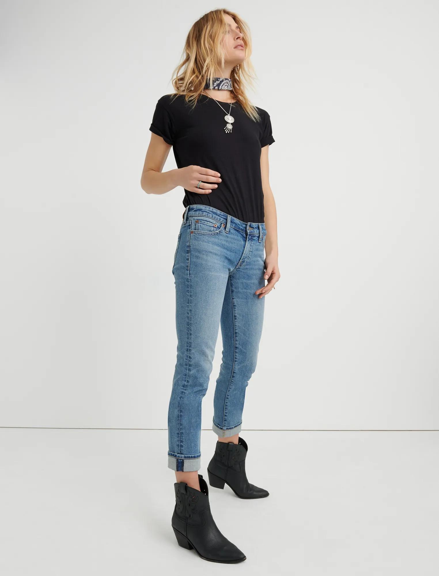 MID RISE SWEET CROP JEAN, image 2