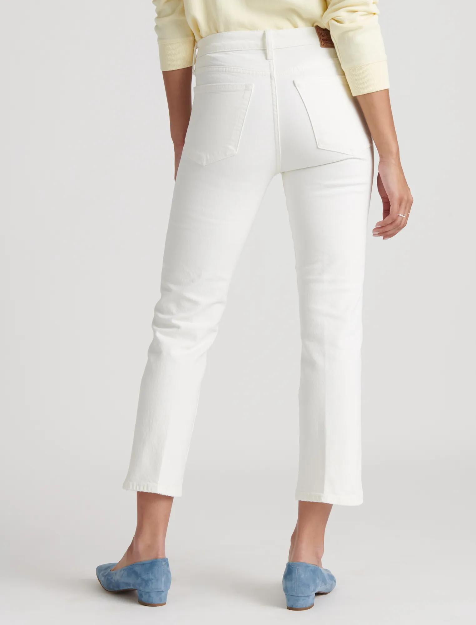 MID RISE AUTHENTIC STRAIGHT CROP JEAN, image 4