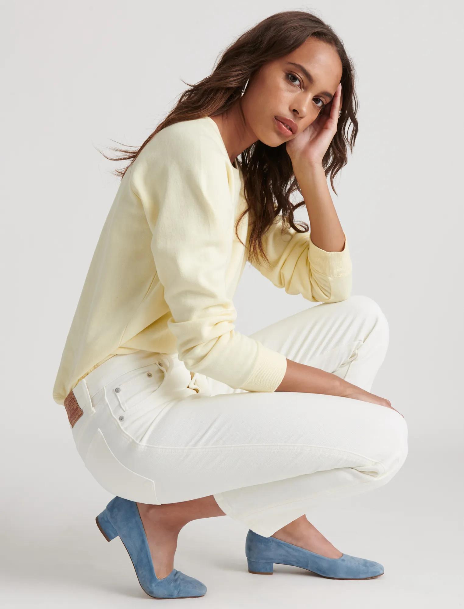 MID RISE AUTHENTIC STRAIGHT CROP JEAN, image 5