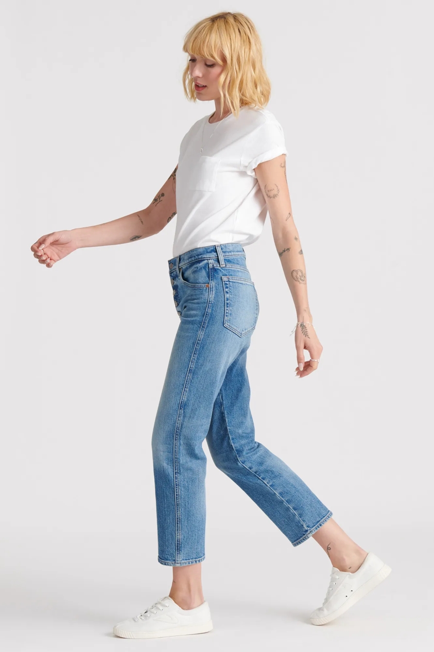 MID RISE AUTHENTIC STRAIGHT JEAN, image 3
