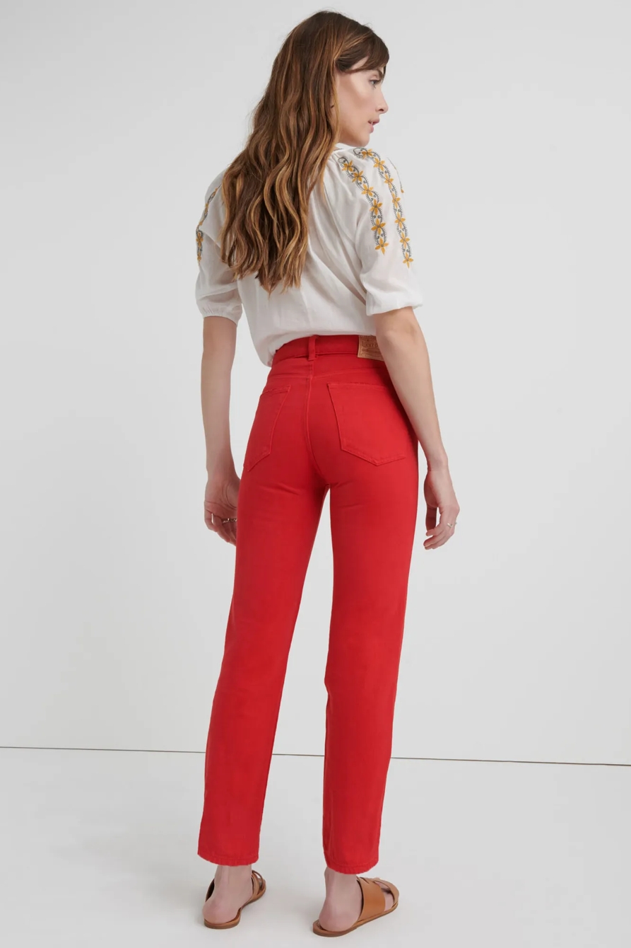 MID RISE AUTHENTIC STRAIGHT CROP JEAN, image 3