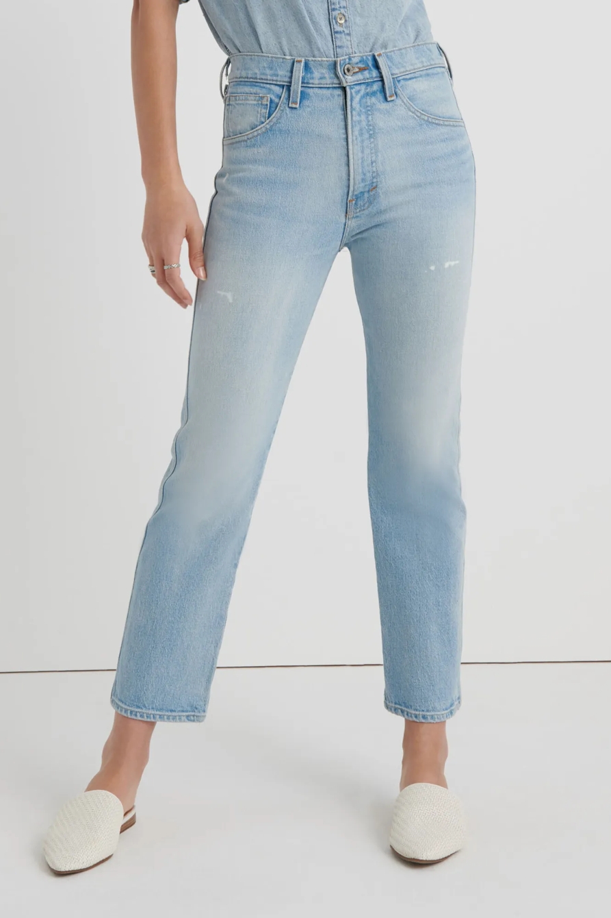 MID RISE AUTHENTIC STRAIGHT CROP JEAN, image 2