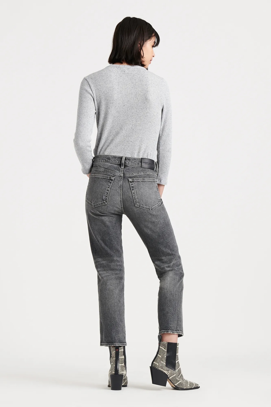 MID RISE AUTHENTIC STRAIGHT CROP JEAN, image 4