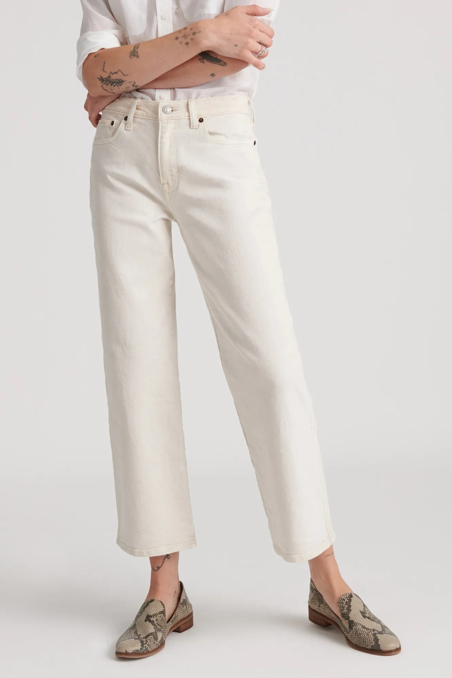MID RISE CROP WIDE LEG JEAN, image 2