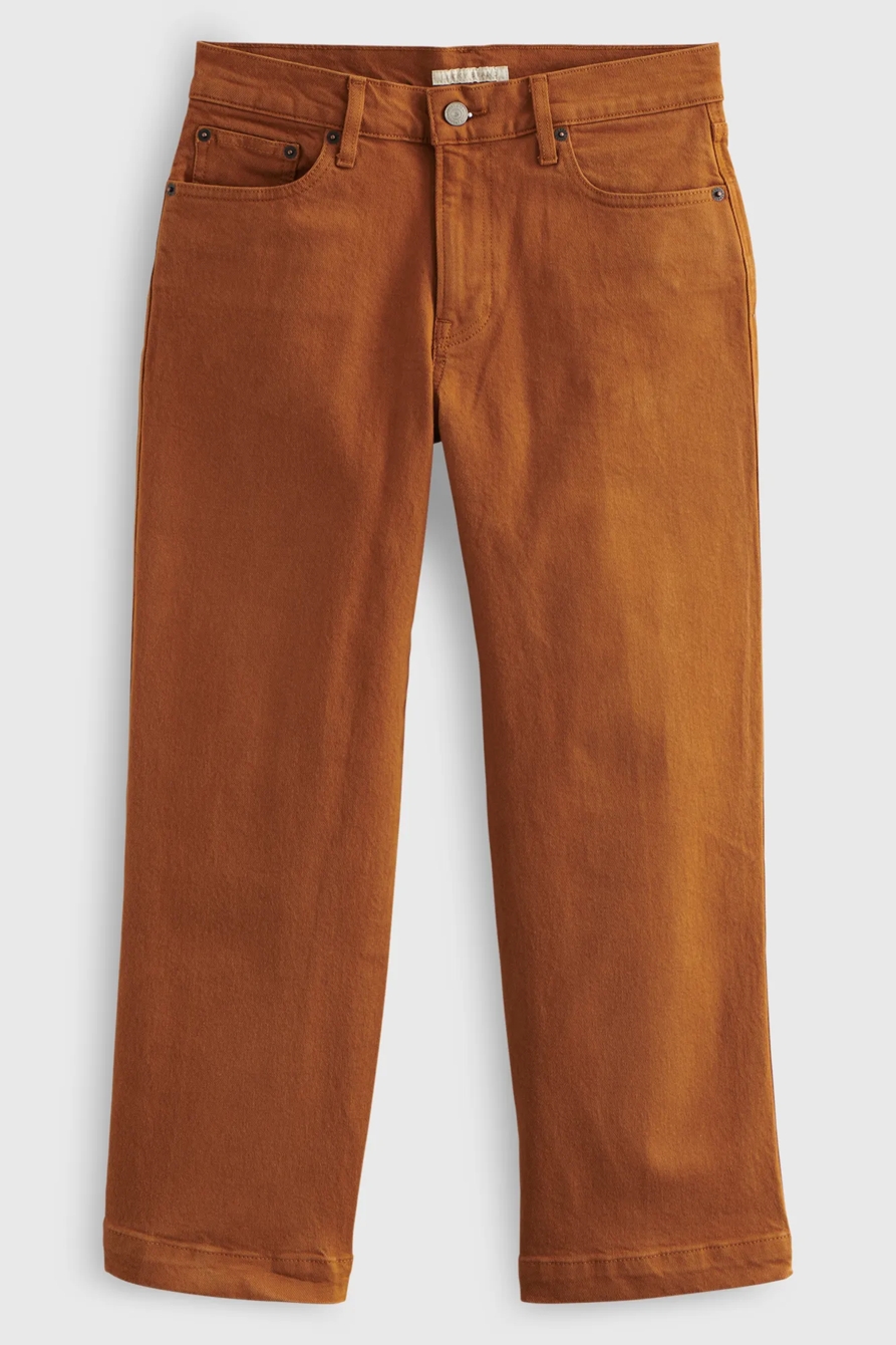 MID RISE CROP WIDE LEG JEAN, image 6
