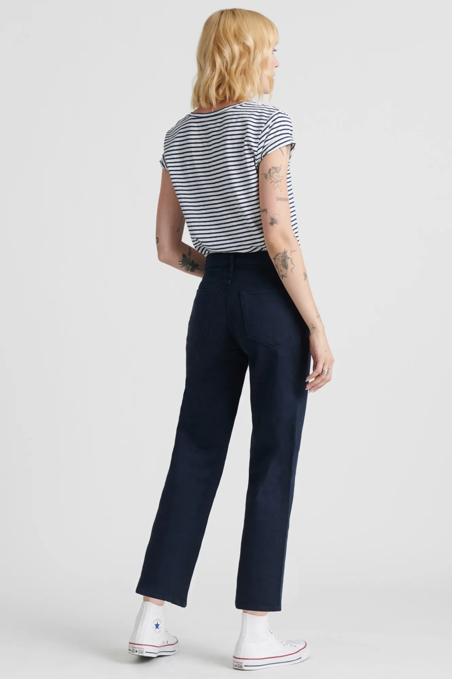 MID RISE CROP WIDE LEG JEAN, image 4