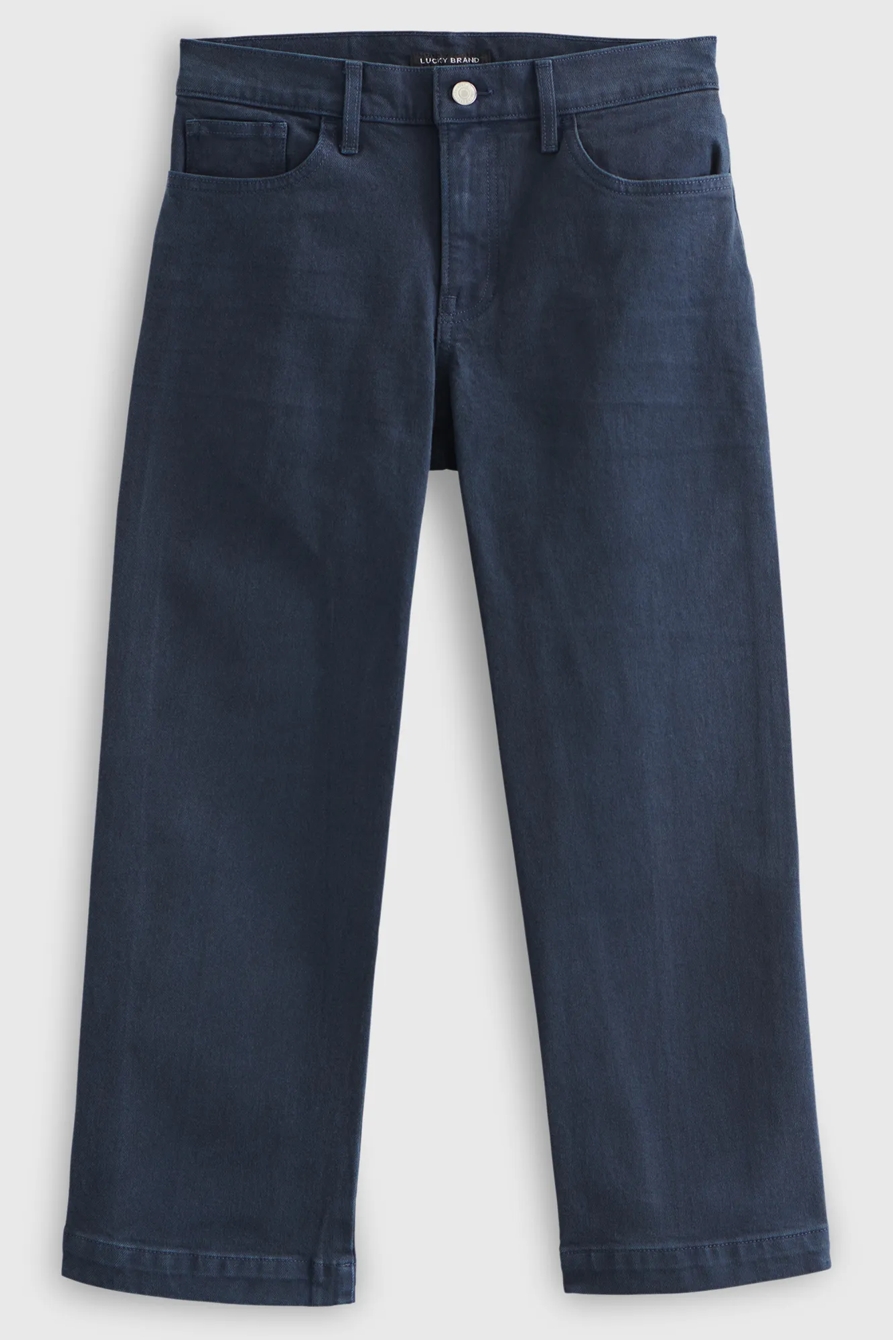 MID RISE CROP WIDE LEG JEAN, image 6